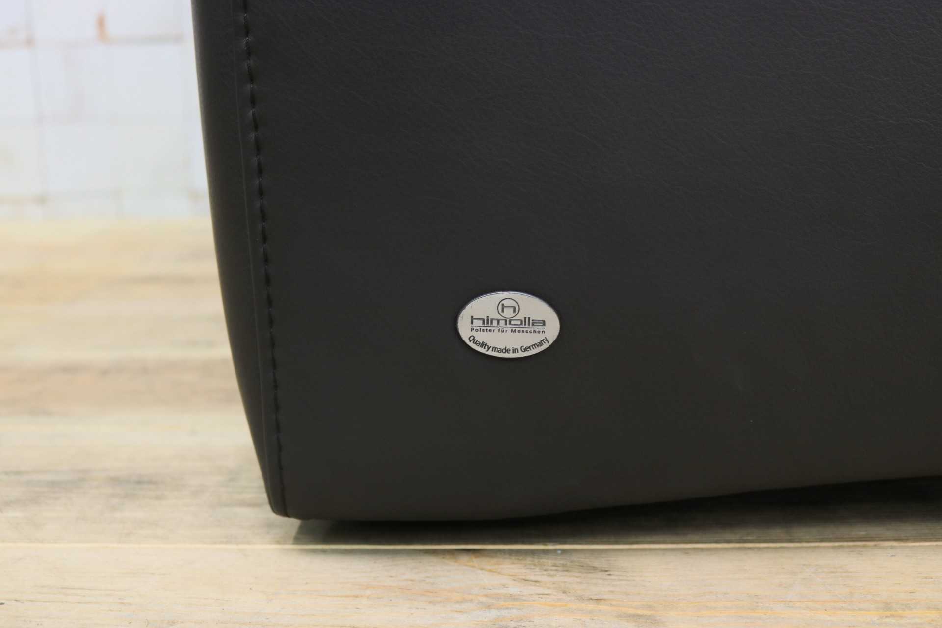 GMIK305○himolla / ヒモラ ベルク 1人掛けソファ シングルソファ 総革 ダークブラウン 最高級 ドイツ IDC大塚家具 定価約21.3万