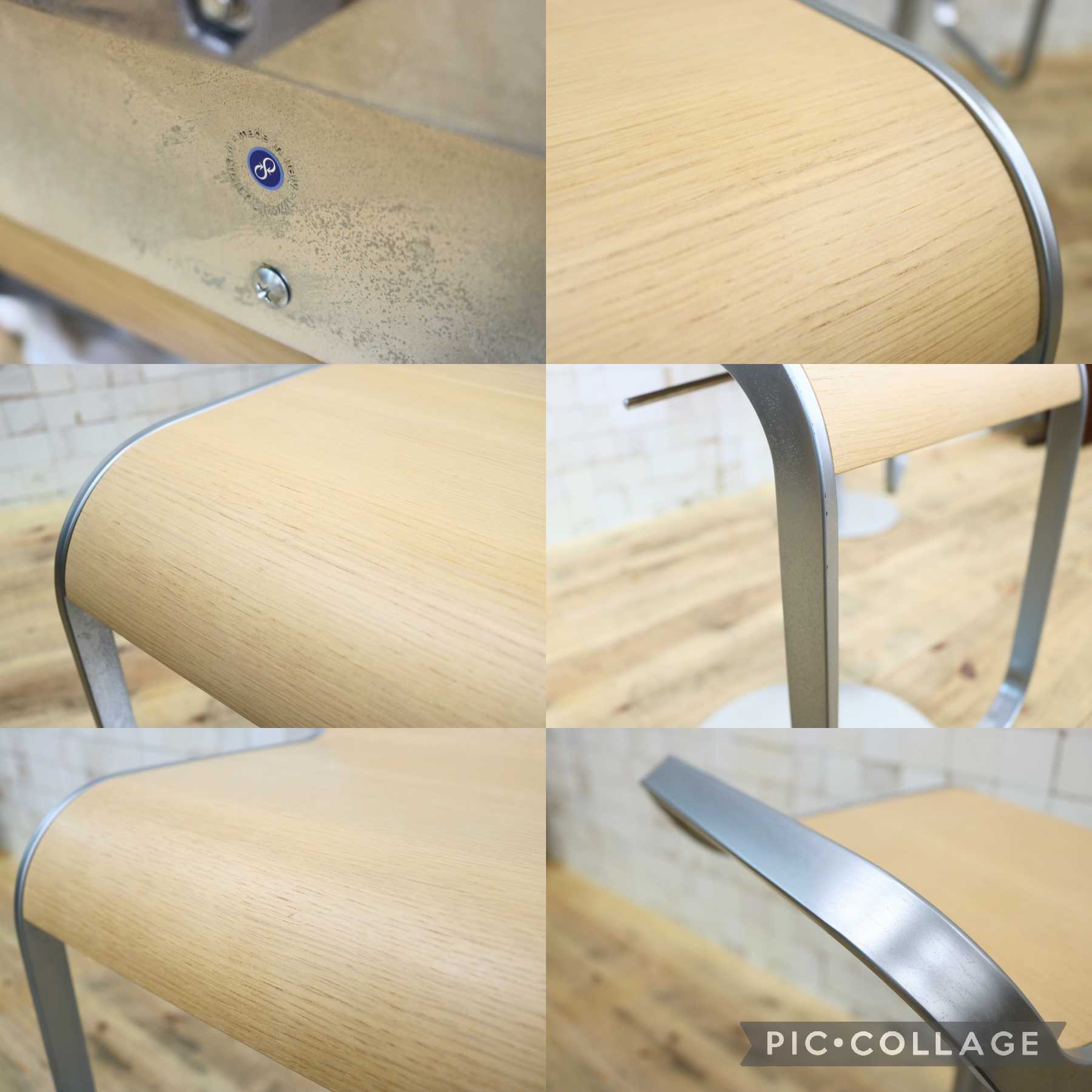 GMIO251◯lapalma / ラパルマ LEM レム カウンタースツール 2脚 バースツール 昇降式カウンターチェア ナチュラル オーク材 約22万