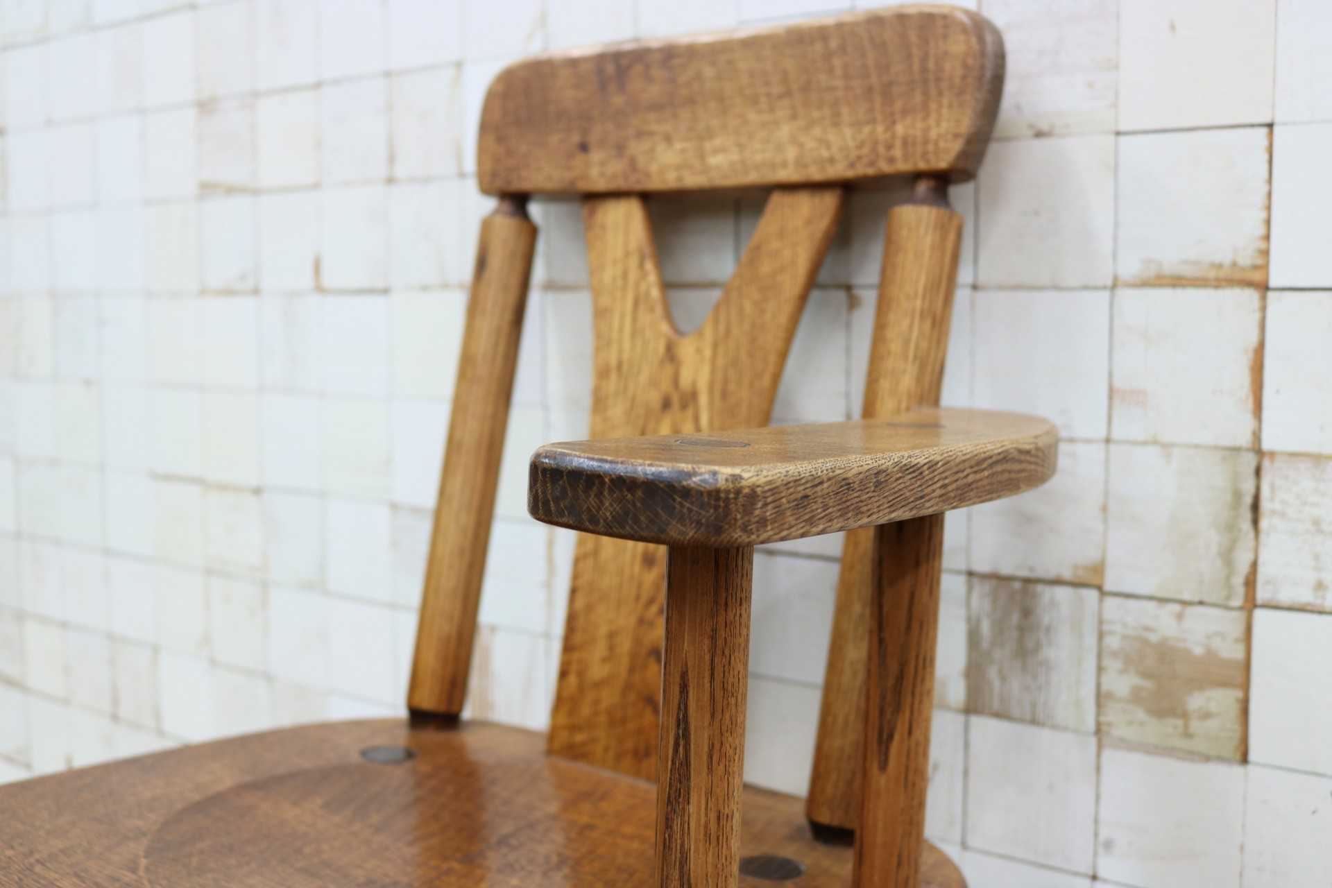 GMIO253B◯矢澤金太郎 逸品 ダイニングチェア アームチェア 椅子 無垢材 作家 工房 家具 カントリー