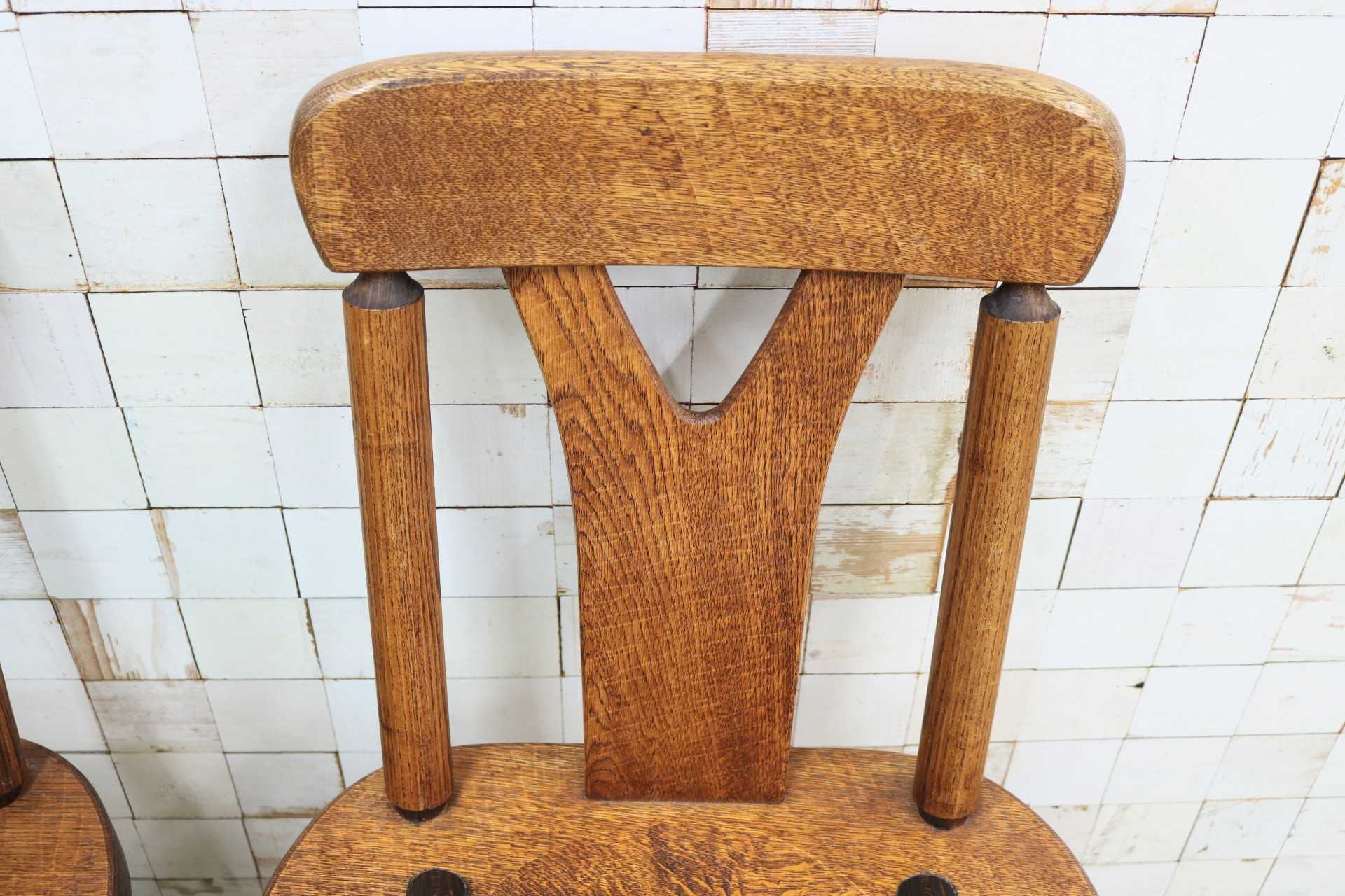 GMIO253C◯矢澤金太郎 逸品 ダイニングチェア 2脚 アームレスチェア 椅子 無垢材 作家 工房 家具 カントリー