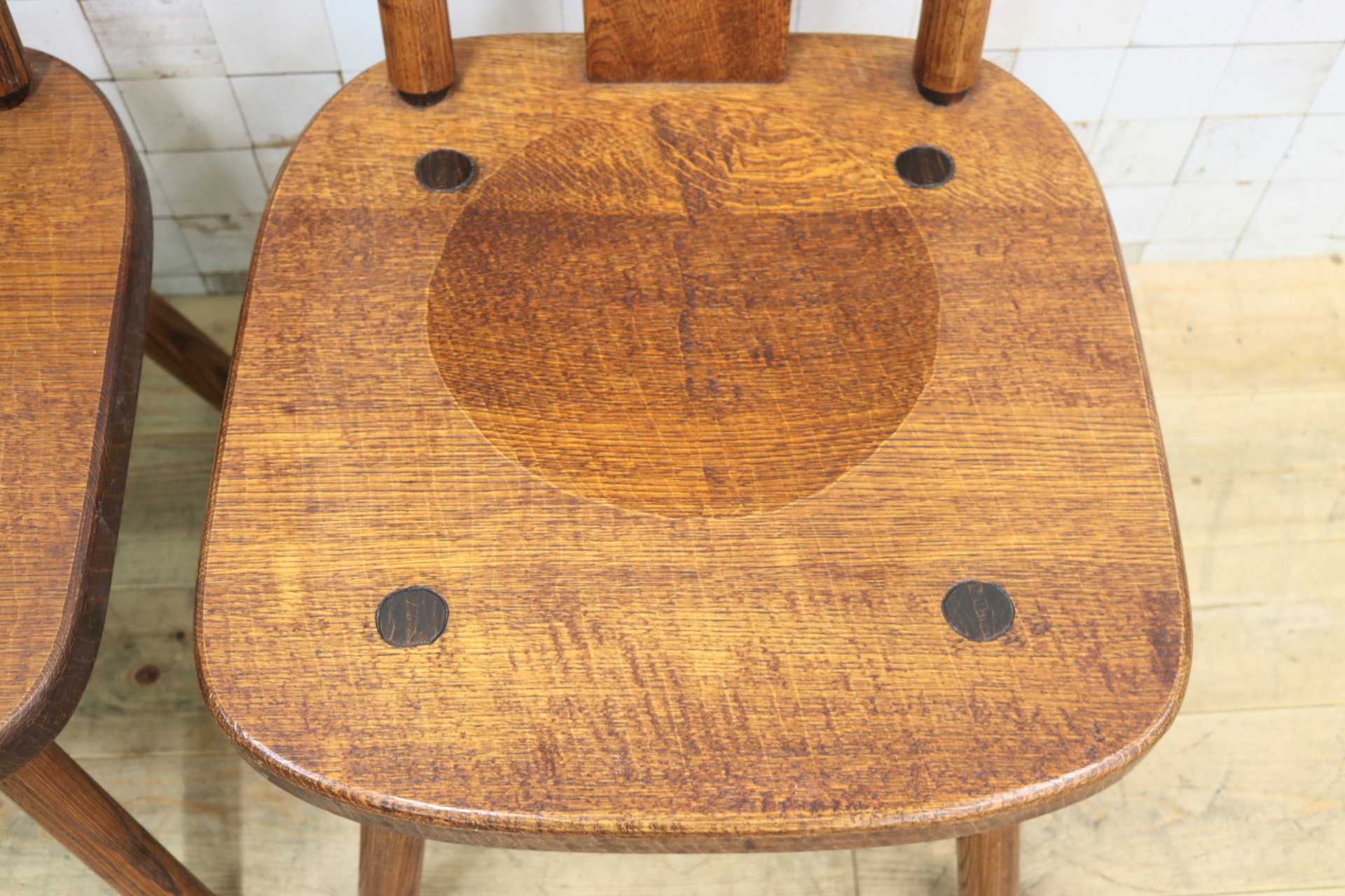 GMIO253C◯矢澤金太郎 逸品 ダイニングチェア 2脚 アームレスチェア 椅子 無垢材 作家 工房 家具 カントリー