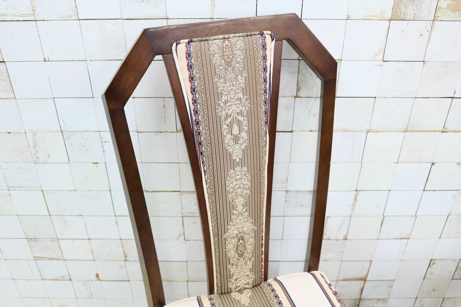 GMIK589○maruni / マルニ 地中海 ニースII ダイニングチェア 2脚 食卓椅子 ファブリック クラシック アンティーク ヨーロピアン