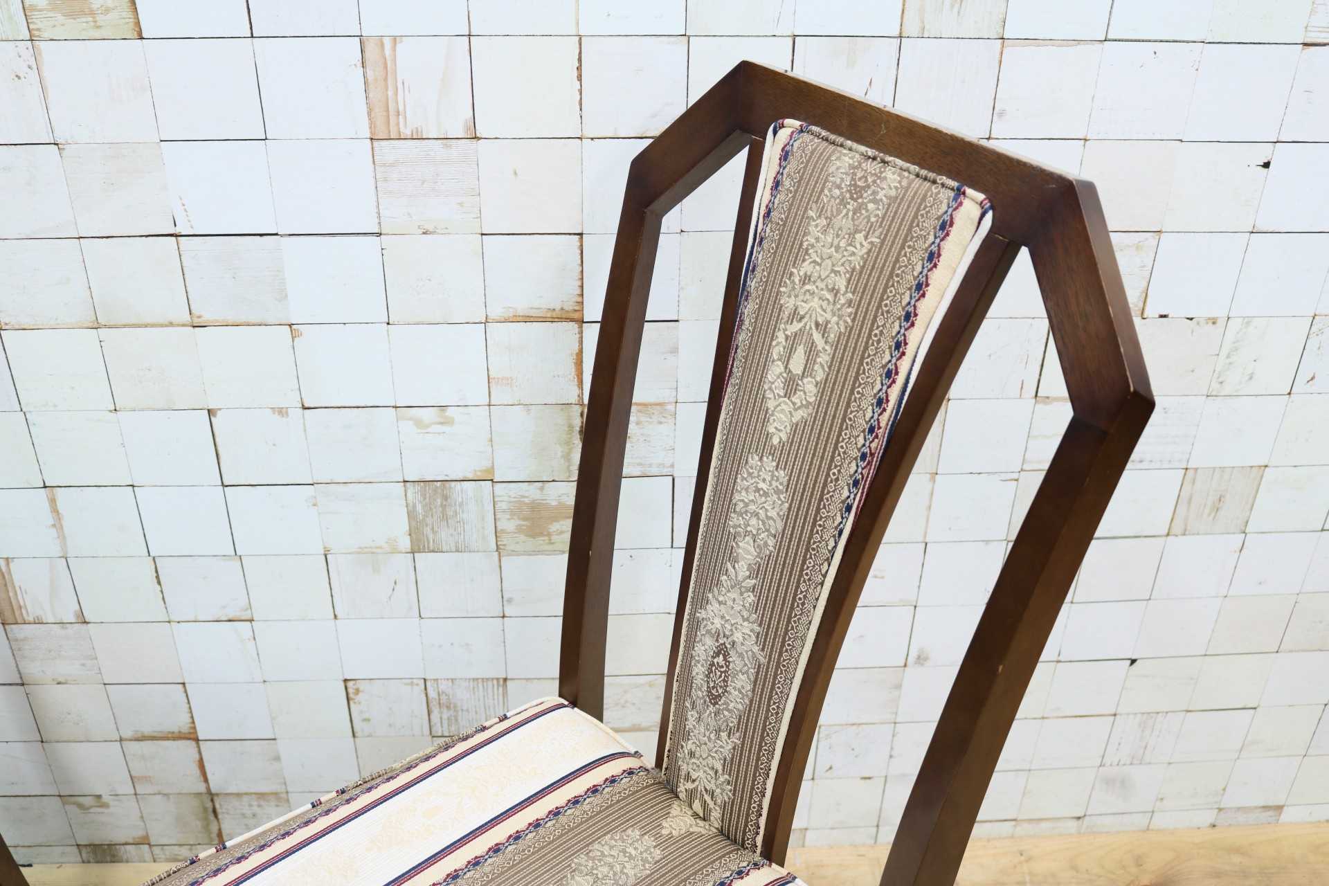 GMIK589○maruni / マルニ 地中海 ニースII ダイニングチェア 2脚 食卓椅子 ファブリック クラシック アンティーク ヨーロピアン