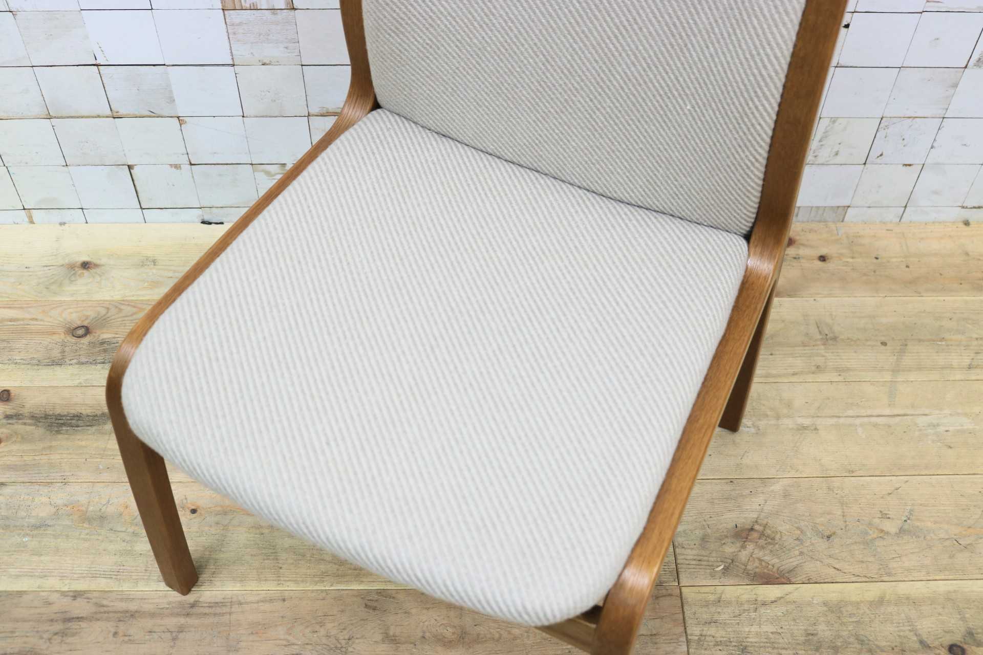 GMIK580C○Tendo / 天童木工 ダイニングチェア アームレスチェア 椅子 ベージュ 曲木 ファブリック ナチュラル モダン