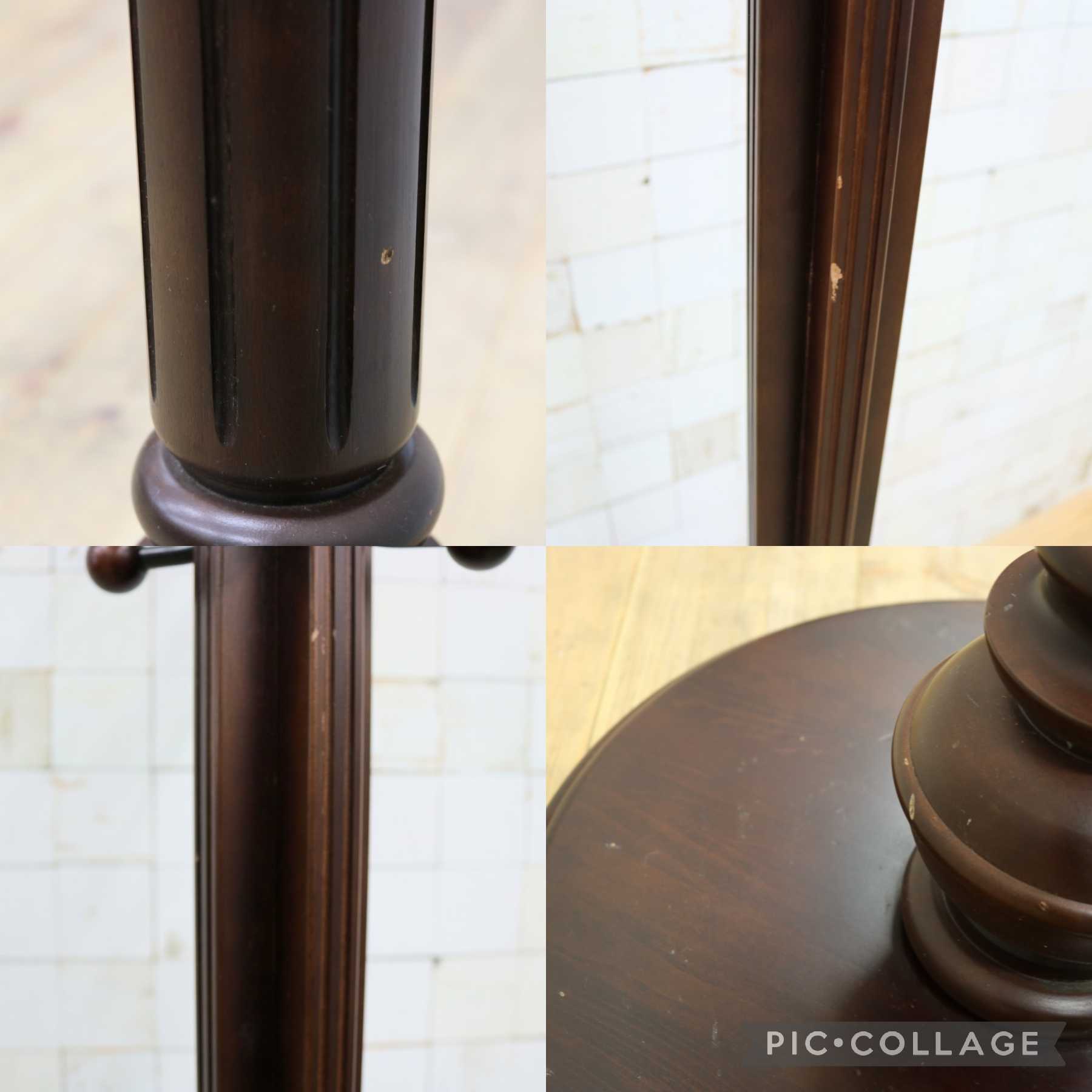 GMIH457○karimoku / カリモク ポールラック ハンガーラック 帽子掛け コートハンガー 木製 レトロ ミッドセンチュリー モダン 国産家具