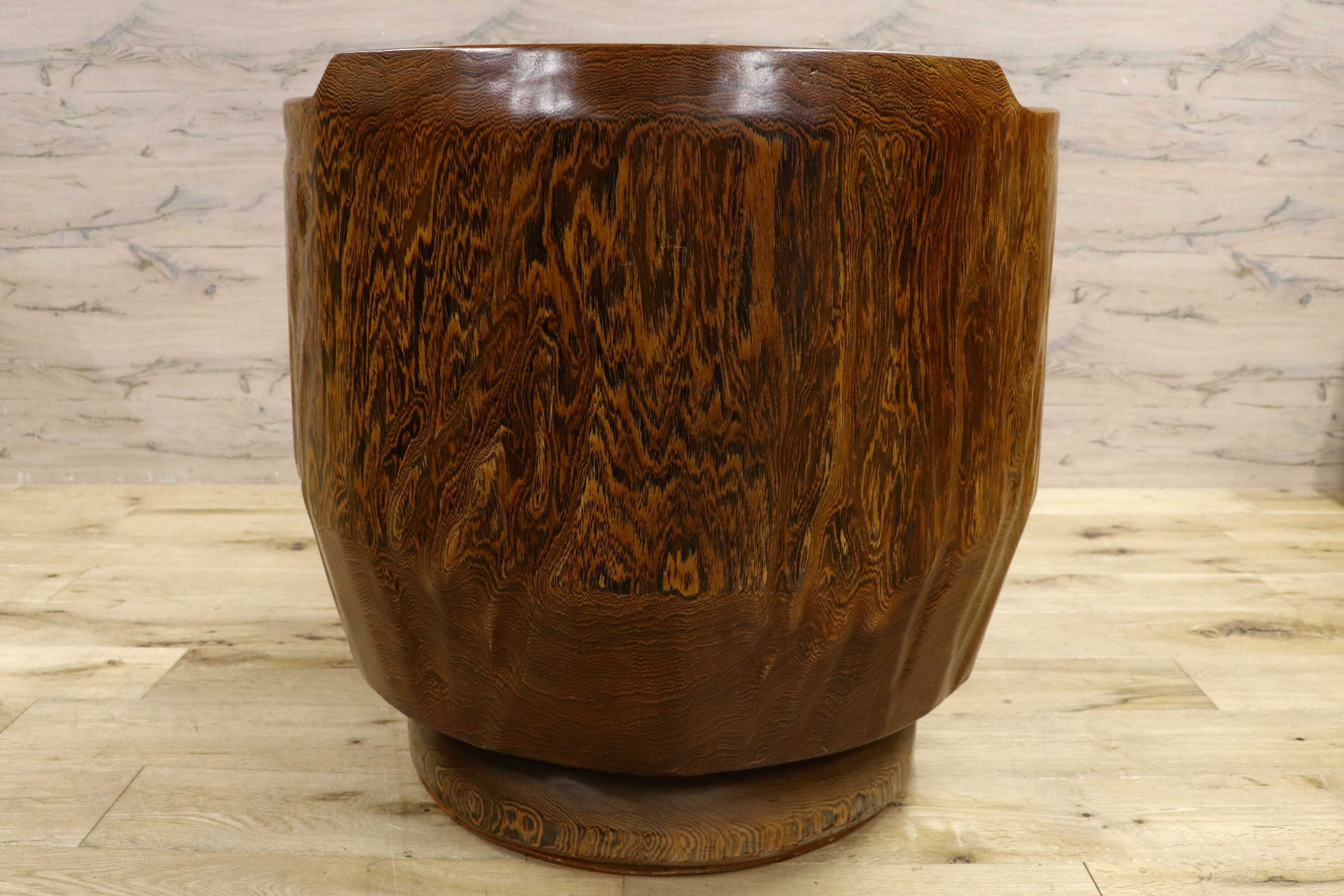 GMIH275C○鉄刀木 夕ガヤサン 大臣椅子 回転椅子 無垢材 応接 ラウンジ 和室 座敷 アンティーク