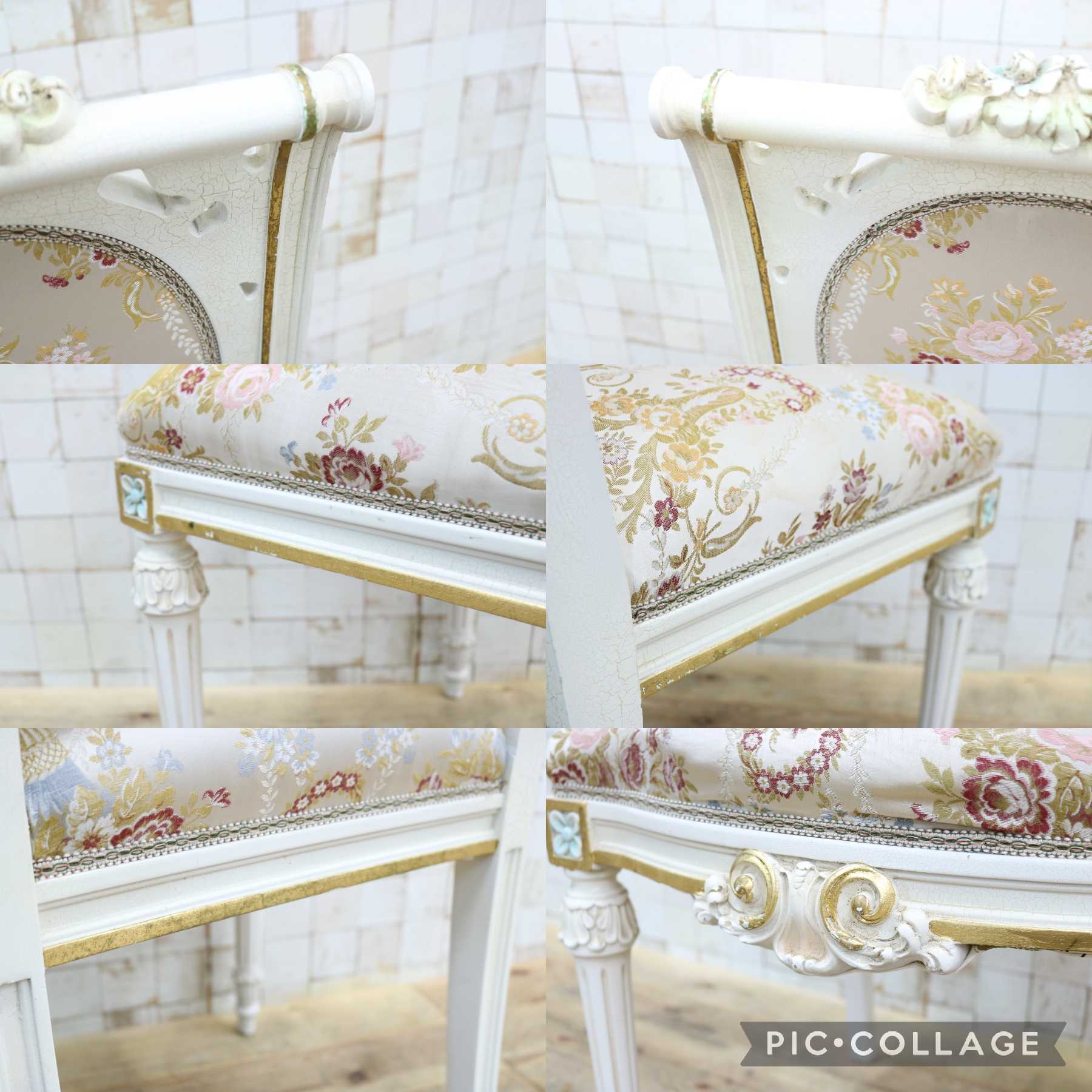 GMJK6A○SILIK / シリック ダイニングチェア 食卓椅子 サイドチェア ファブリック イタリア最高峰 姫家具 ロココ様式 クラシック