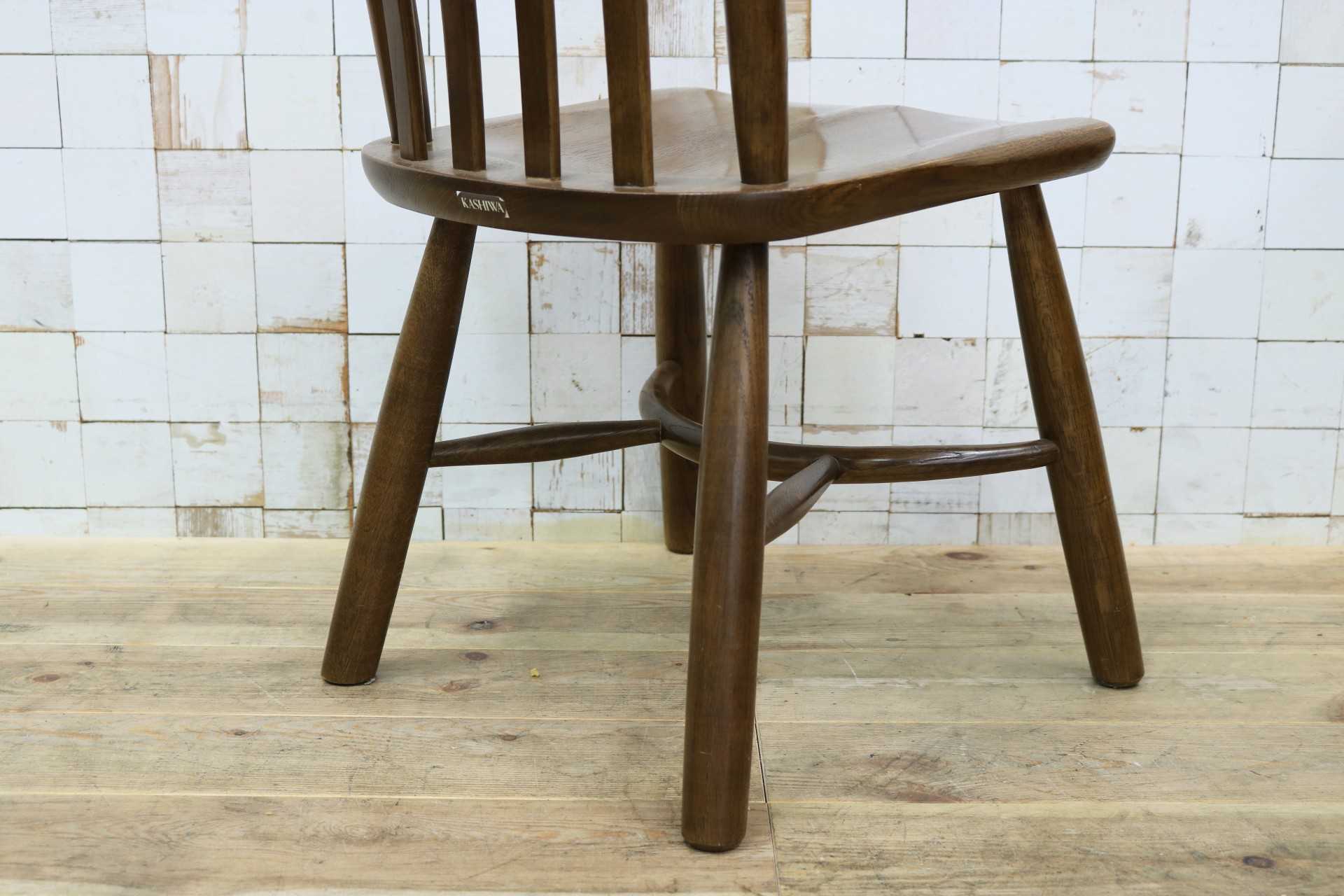 GMJS39A◯柏木工 / KASHIWA ダイニングチェア 食卓椅子 アームレスチェア 椅子 無垢材 飛騨家具 レトロ カントリー