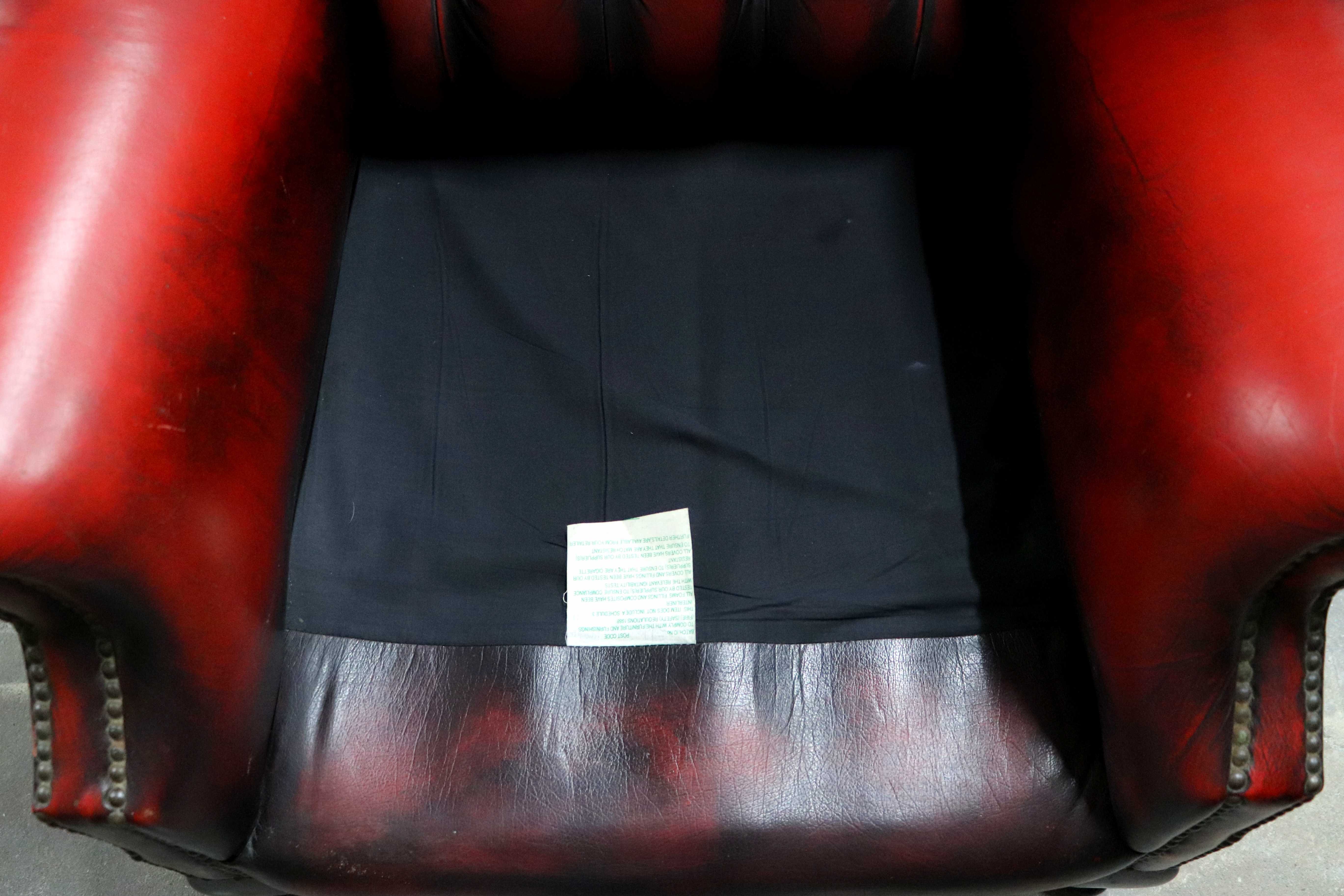 GMIO290A○チェスターフィールド ウィングバックチェア 1人掛けソファ シングルソファ 本革 英国 クラシック ヨーロピアン ヴィンテージ