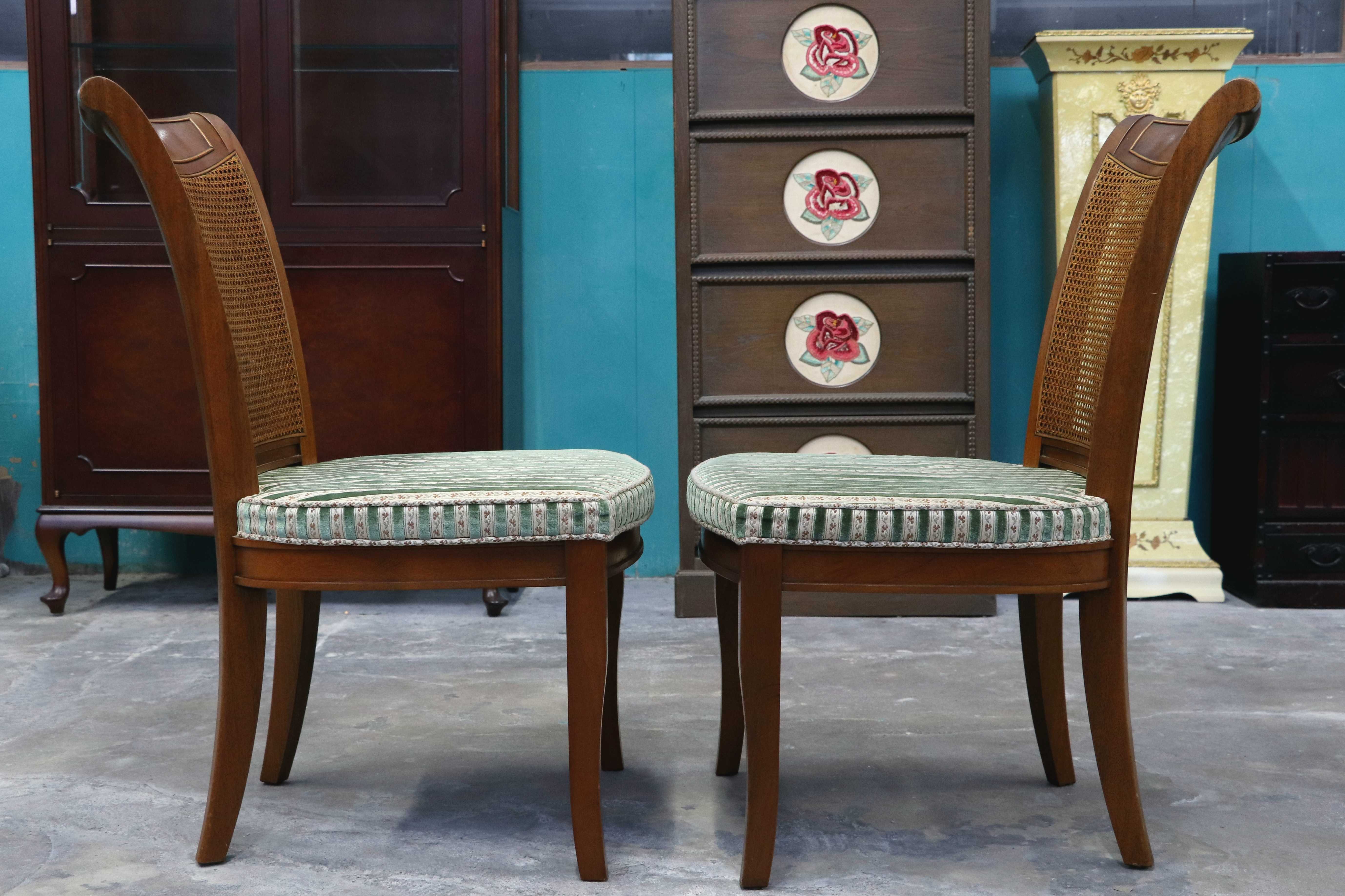 GMIK673A○DREXEL HERITAGE / ドレクセルヘリテイジ FRANCESCA フランチェスカ ダイニングチェア 椅子 2脚セット ラタン