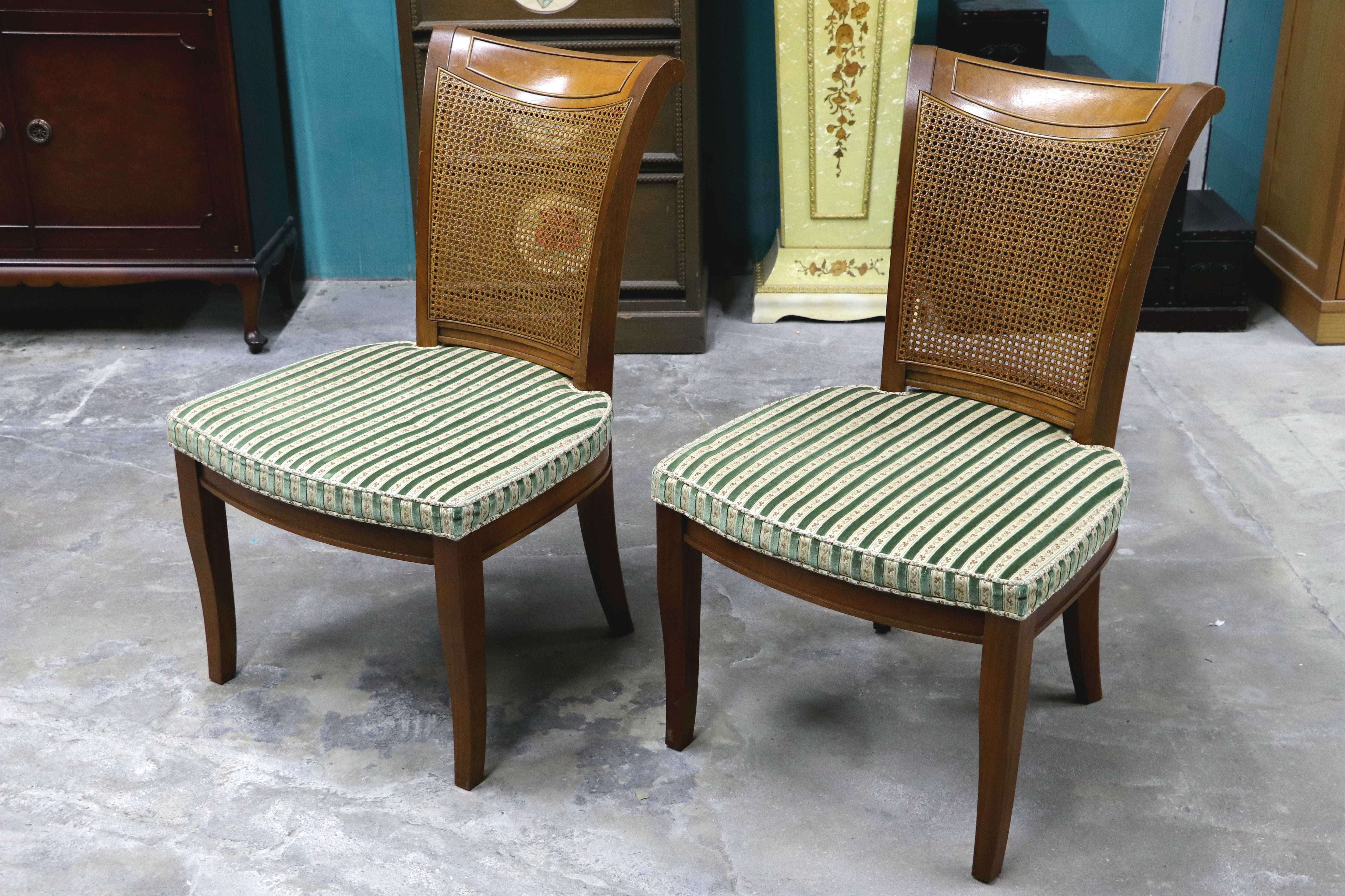 GMIK673B○DREXEL HERITAGE / ドレクセルヘリテイジ FRANCESCA フランチェスカ ダイニングチェア 椅子 2脚セット ラタン