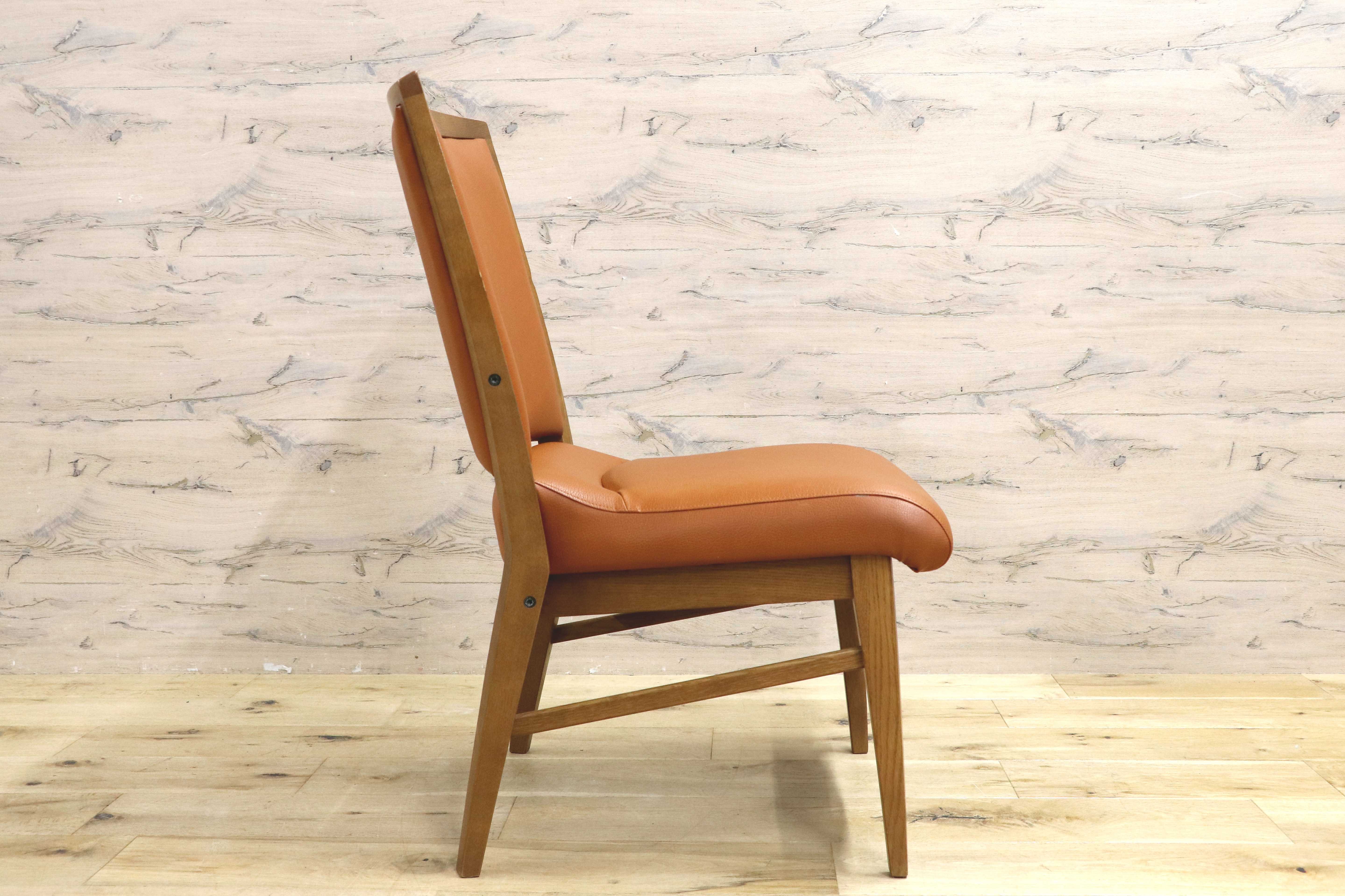 GMIS356A○karimoku / カリモク ダイニングチェア アームレスチェア 椅子 国産家具 1人掛け レザー