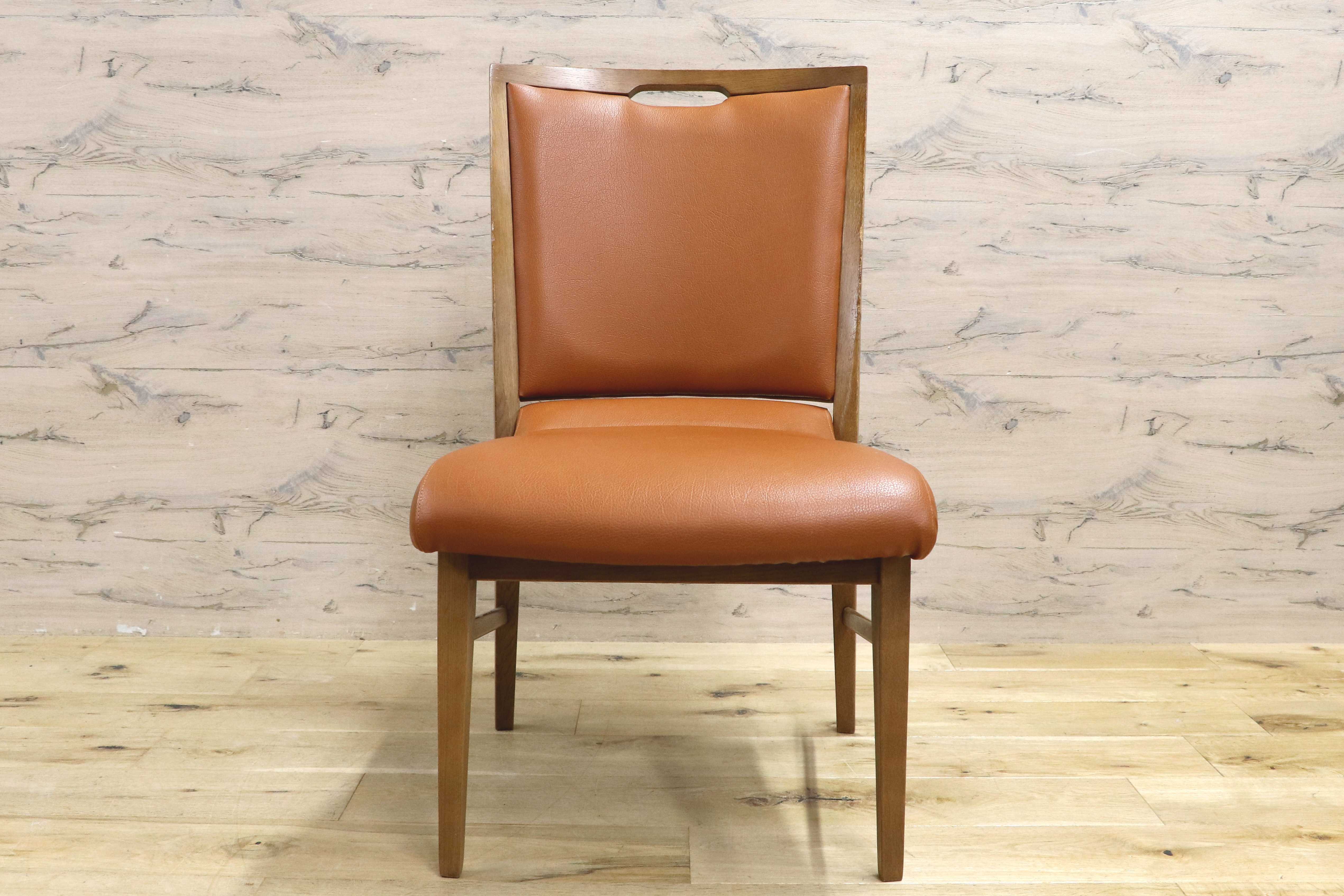 GMIS356A○karimoku / カリモク ダイニングチェア アームレスチェア 椅子 国産家具 1人掛け レザー