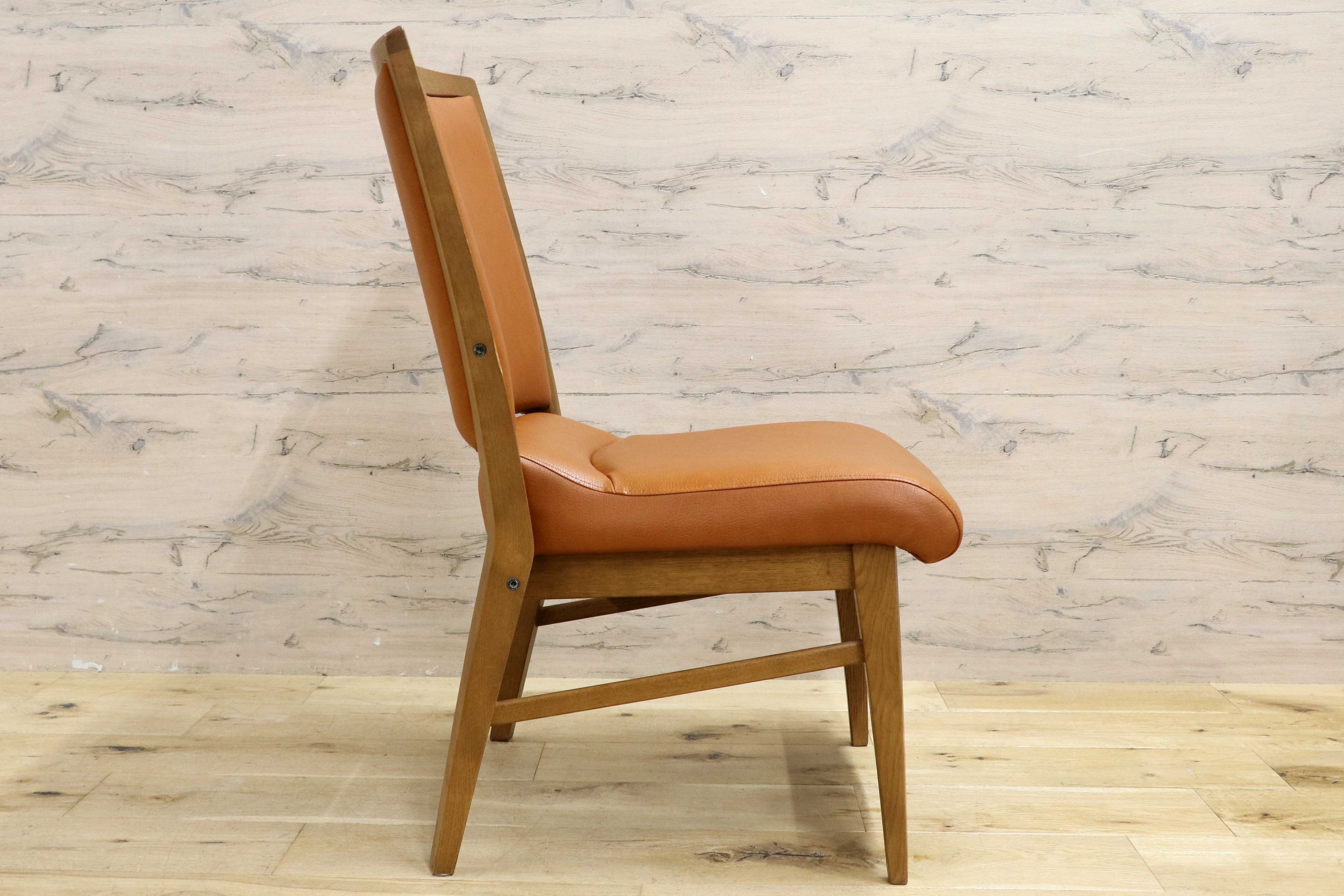 GMIS356B○karimoku / カリモク ダイニングチェア アームレスチェア 椅子 国産家具 1人掛け レザー