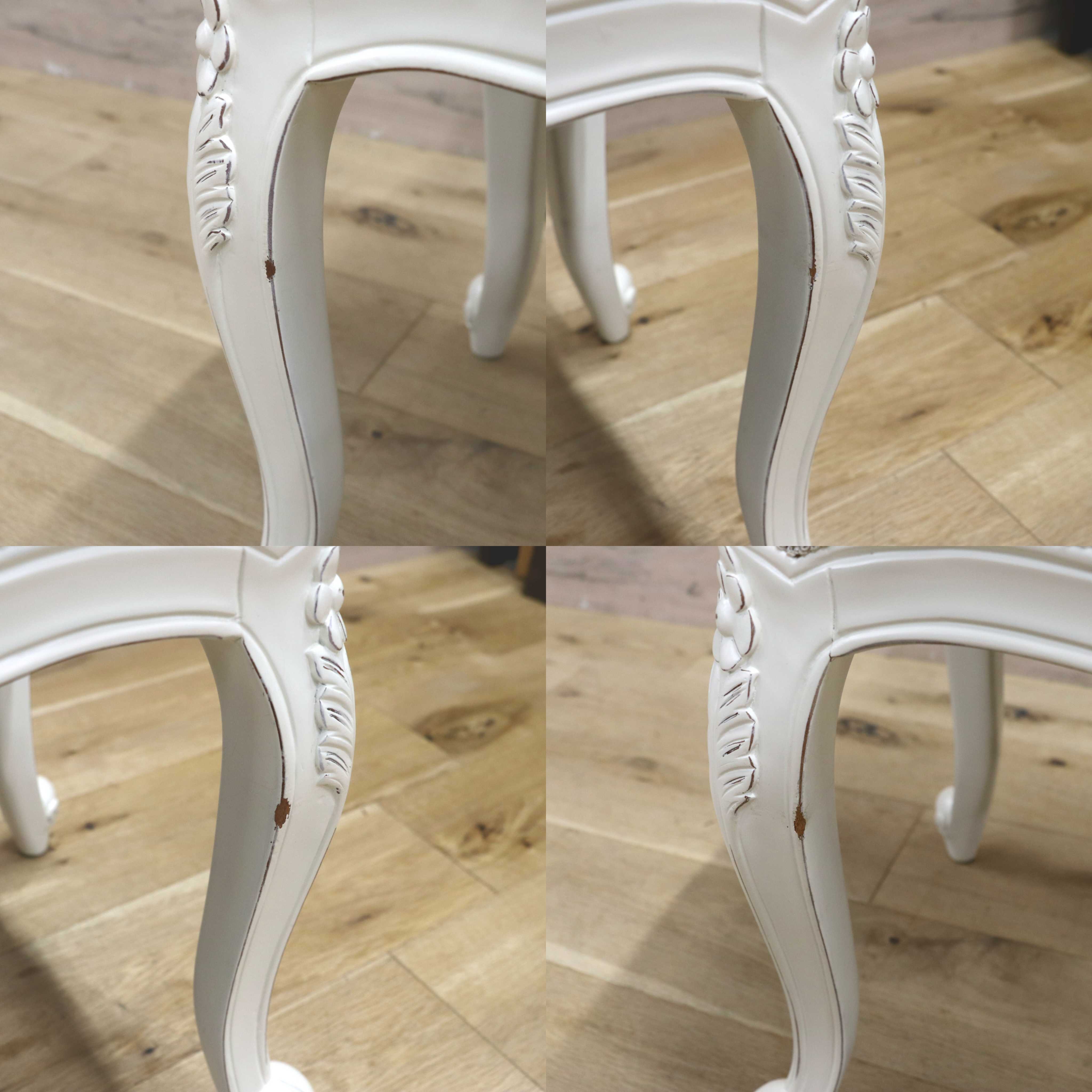 GMIS361C○ヨーロピアンデザイン ロココ調 スツール 腰掛け 椅子 猫脚 姫家具 エレガント アンティーク調 マホガニー