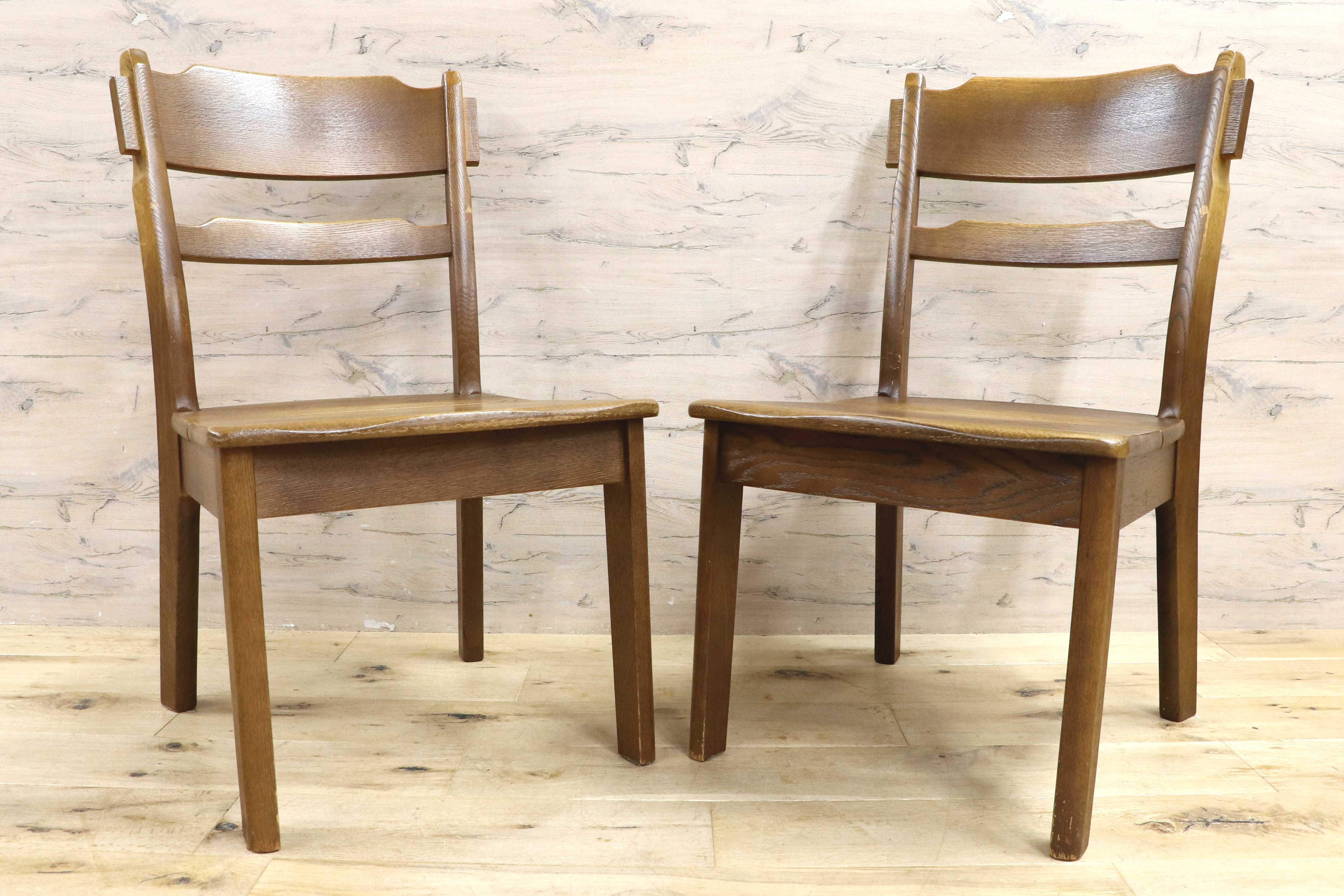 GMIS370B○イバタインテリア / ibata ダイニングチェア アームレスチェア 2脚セット チェア 木製 椅子 チェア 1人掛け