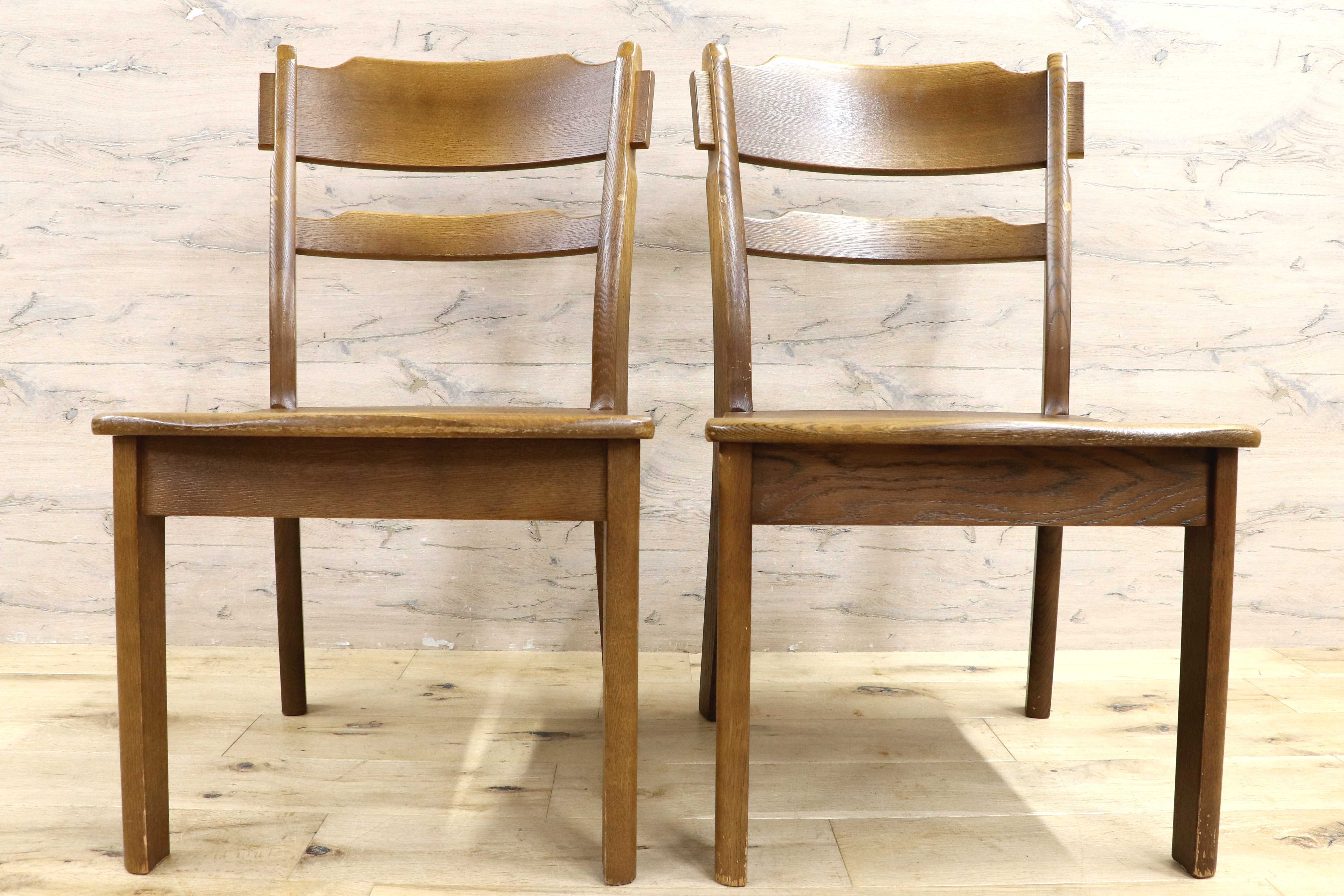 GMIS370B○イバタインテリア / ibata ダイニングチェア アームレスチェア 2脚セット チェア 木製 椅子 チェア 1人掛け