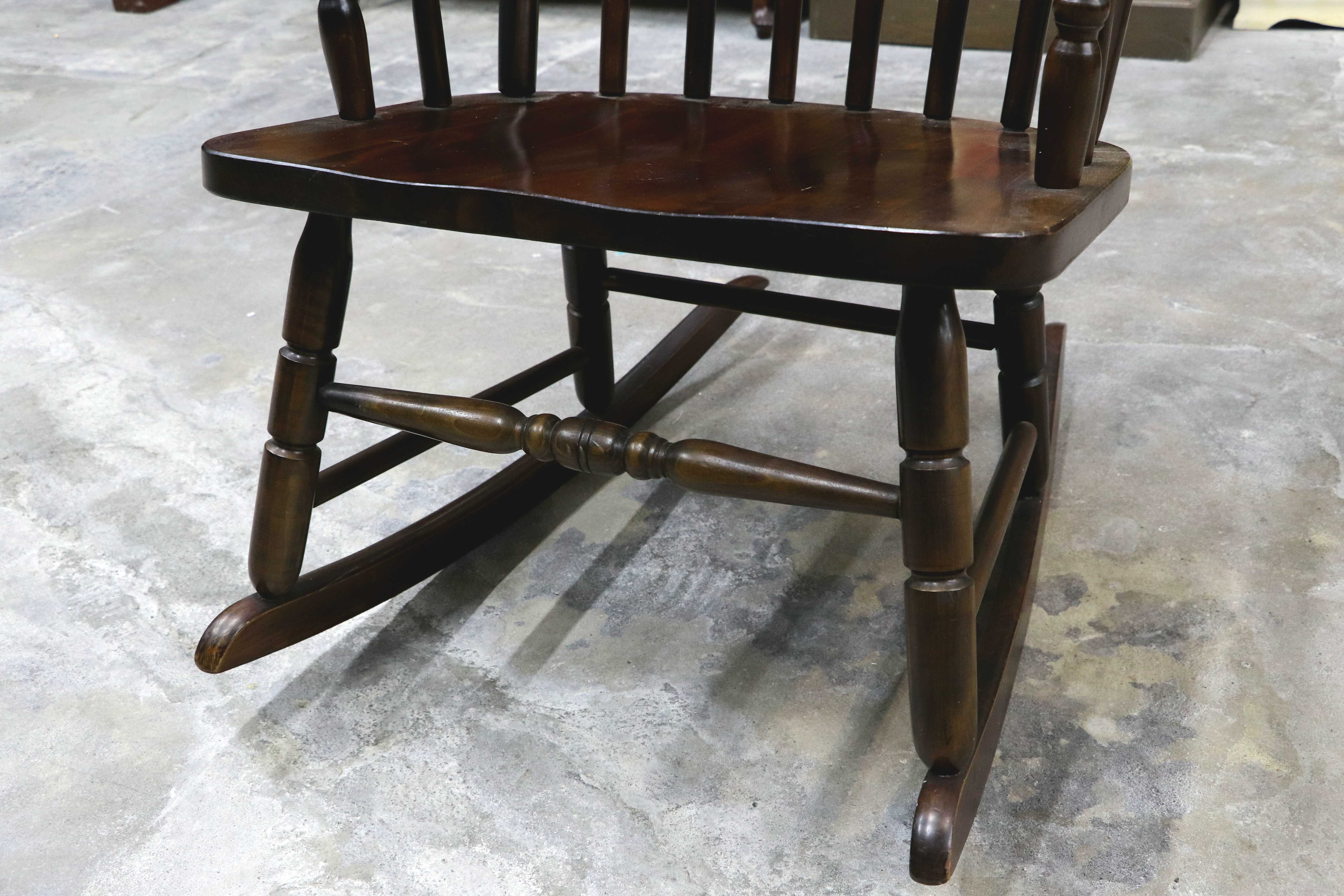 GMIS375○柏木工 / KASHIWA ロッキングチェア 揺り椅子 アームチェア 椅子 レトロ カントリー ノスタルジック アンティーク 飛騨家具