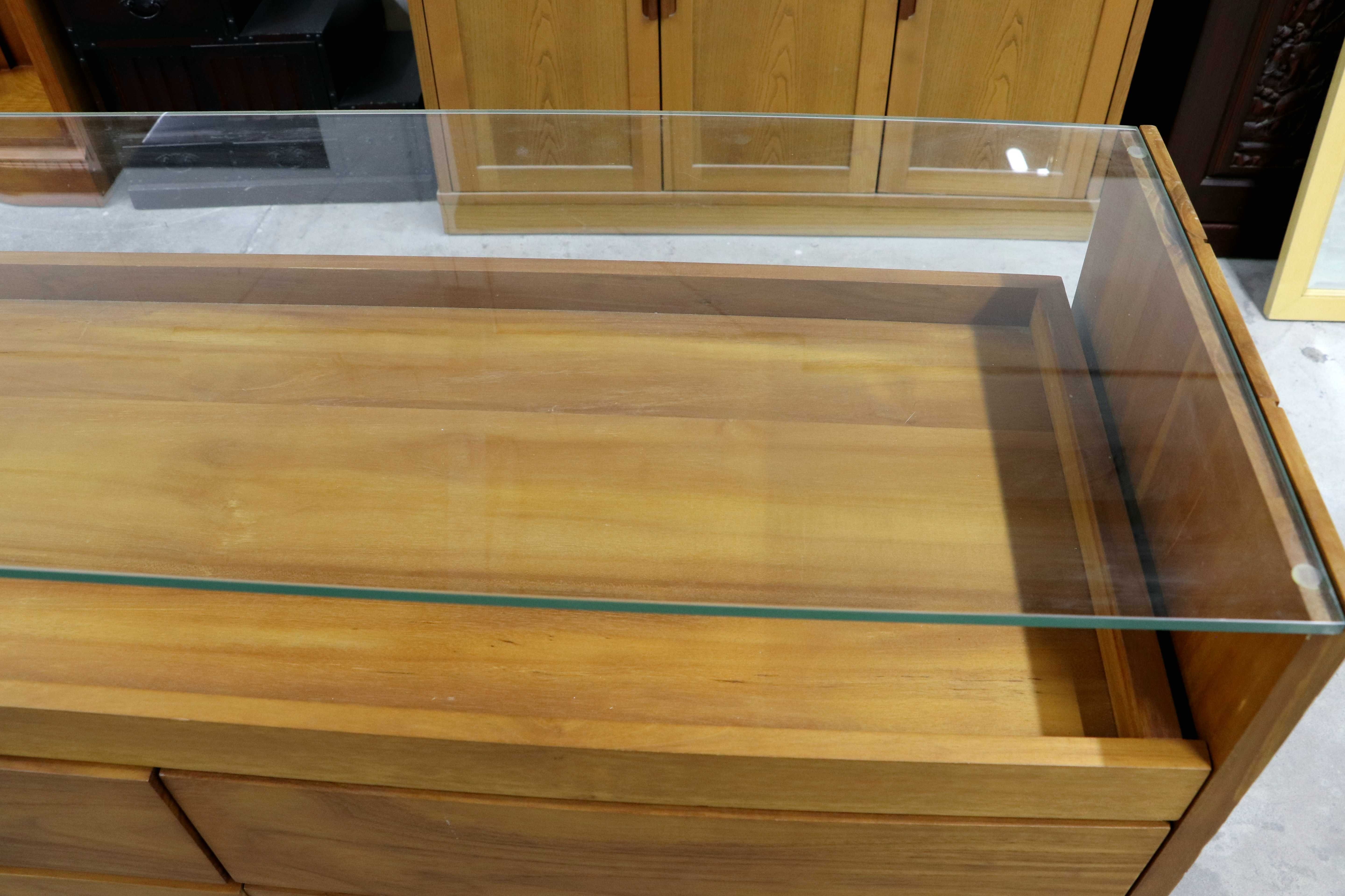 GMIH359○unico / ウニコ BREATH ブレス チーク 無垢材 チェスト コレクションチェスト ローチェスト ショーケース ワイドチェスト