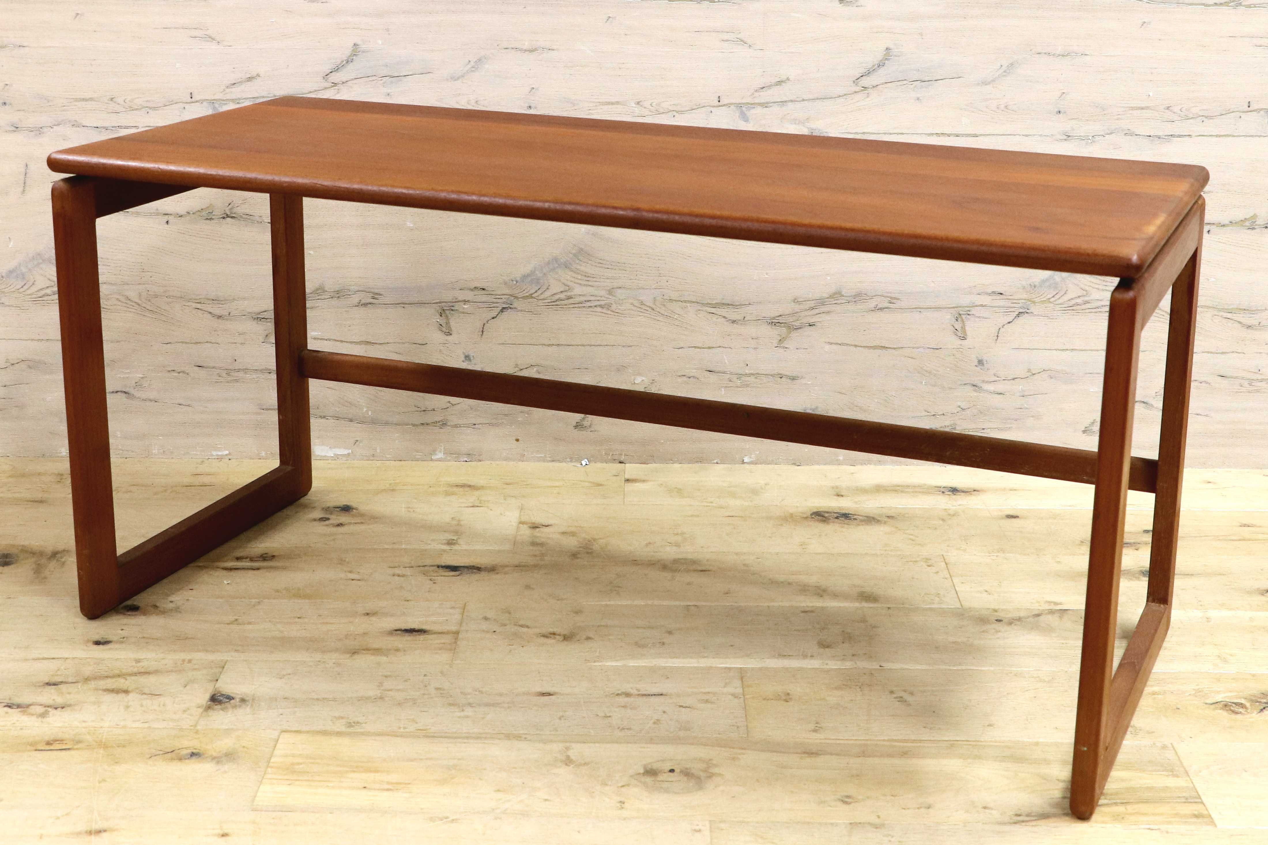 GMIS325○北欧家具 チーク材 サイドテーブル コーヒーテーブル 北欧ヴィンテージ デンマーク ローテーブル