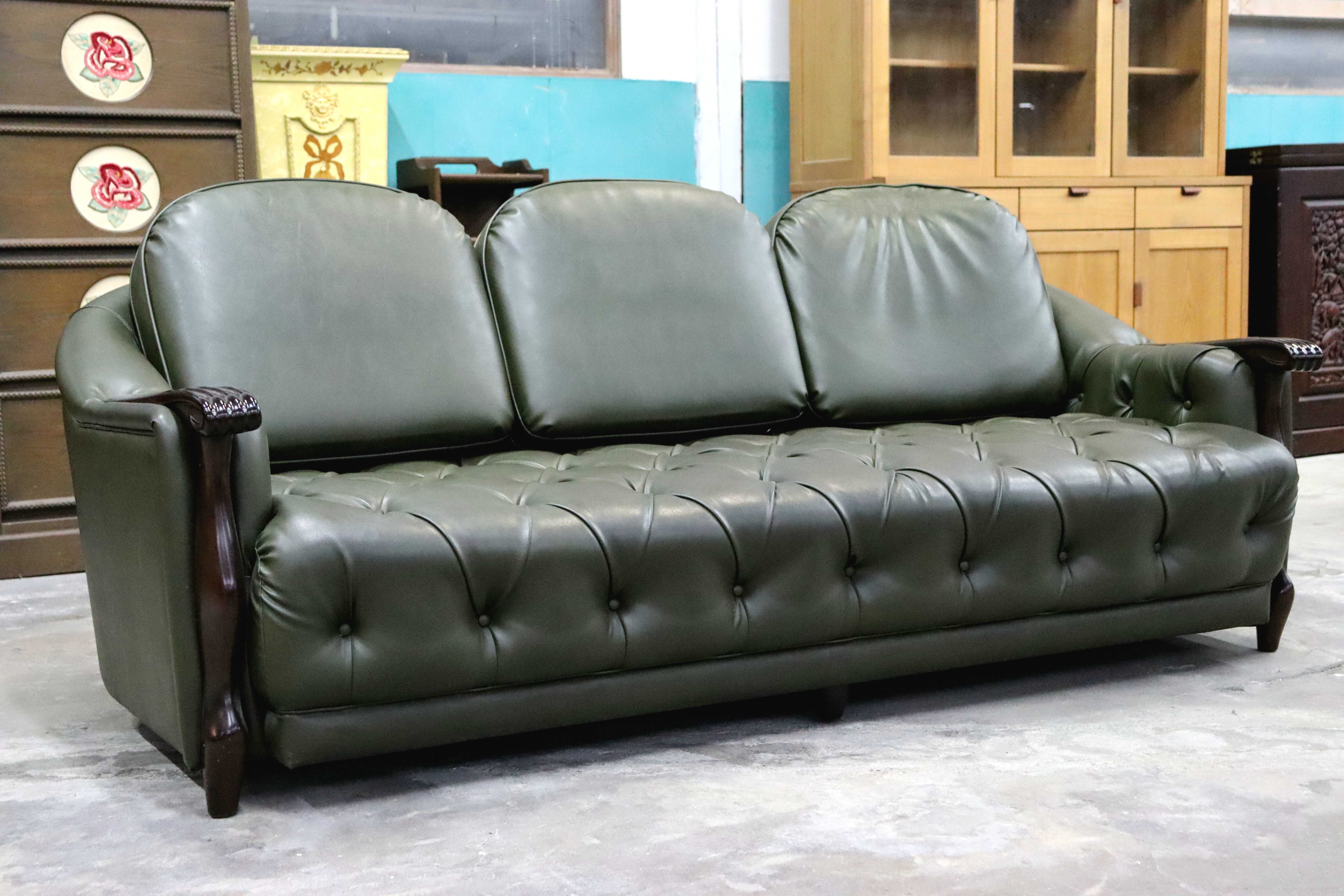 GMIK819○maruni / マルニ ベルサイユ 3人掛けソファ 3Pソファ 合皮