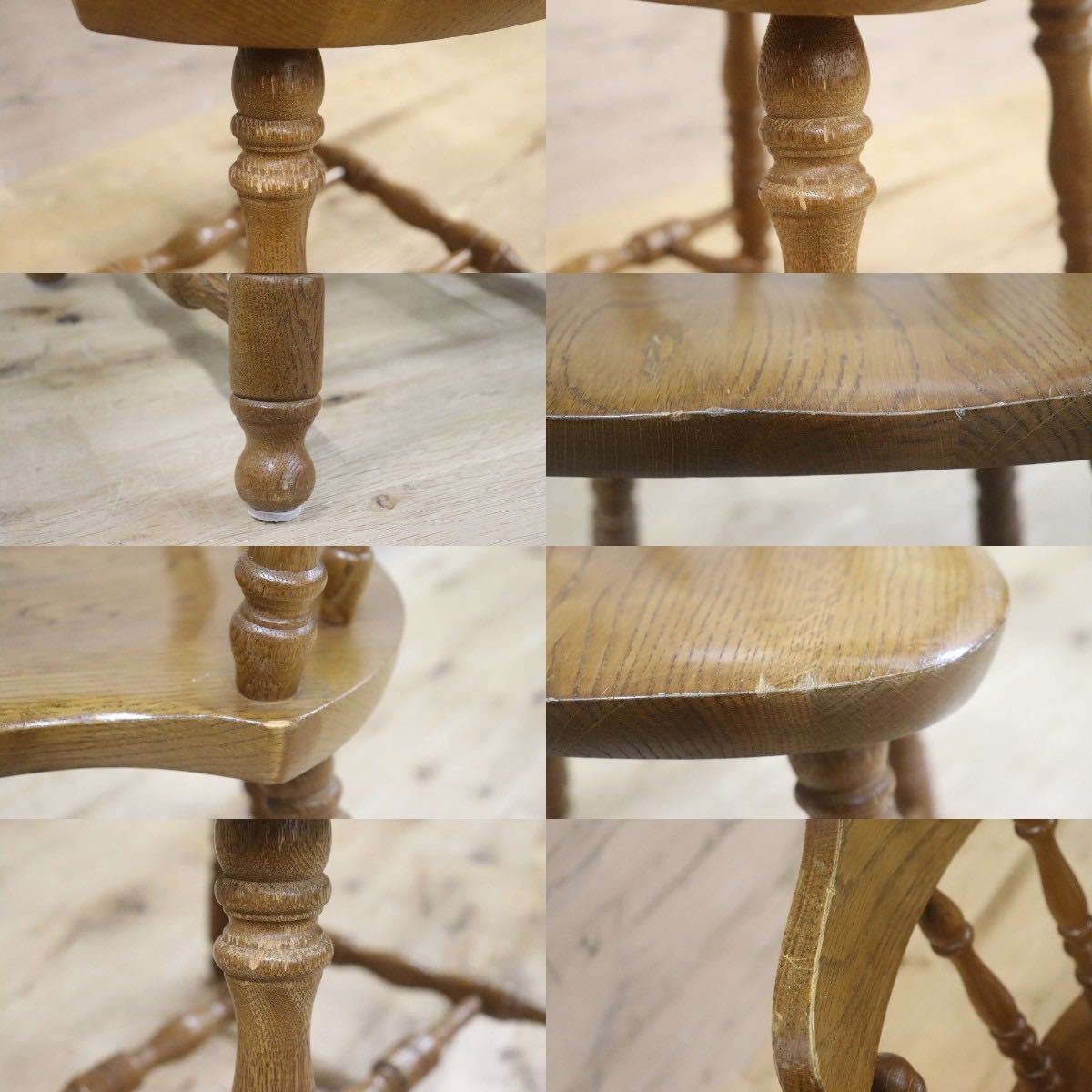 GMGS130B○WINDS / 太平 ダイニングチェア ウィンザーチェア 椅子 ヴィンテージ 楢材 無垢 アンティーク 和モダン 飛騨家具