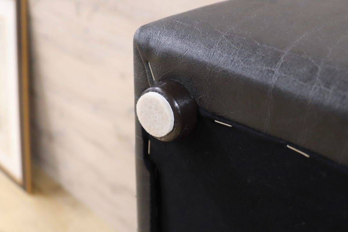 GMGN5○クラシック モダン スツール 腰掛け 1人掛けソファ スクエアソファ ラウンジ リビング モデルルーム展示品