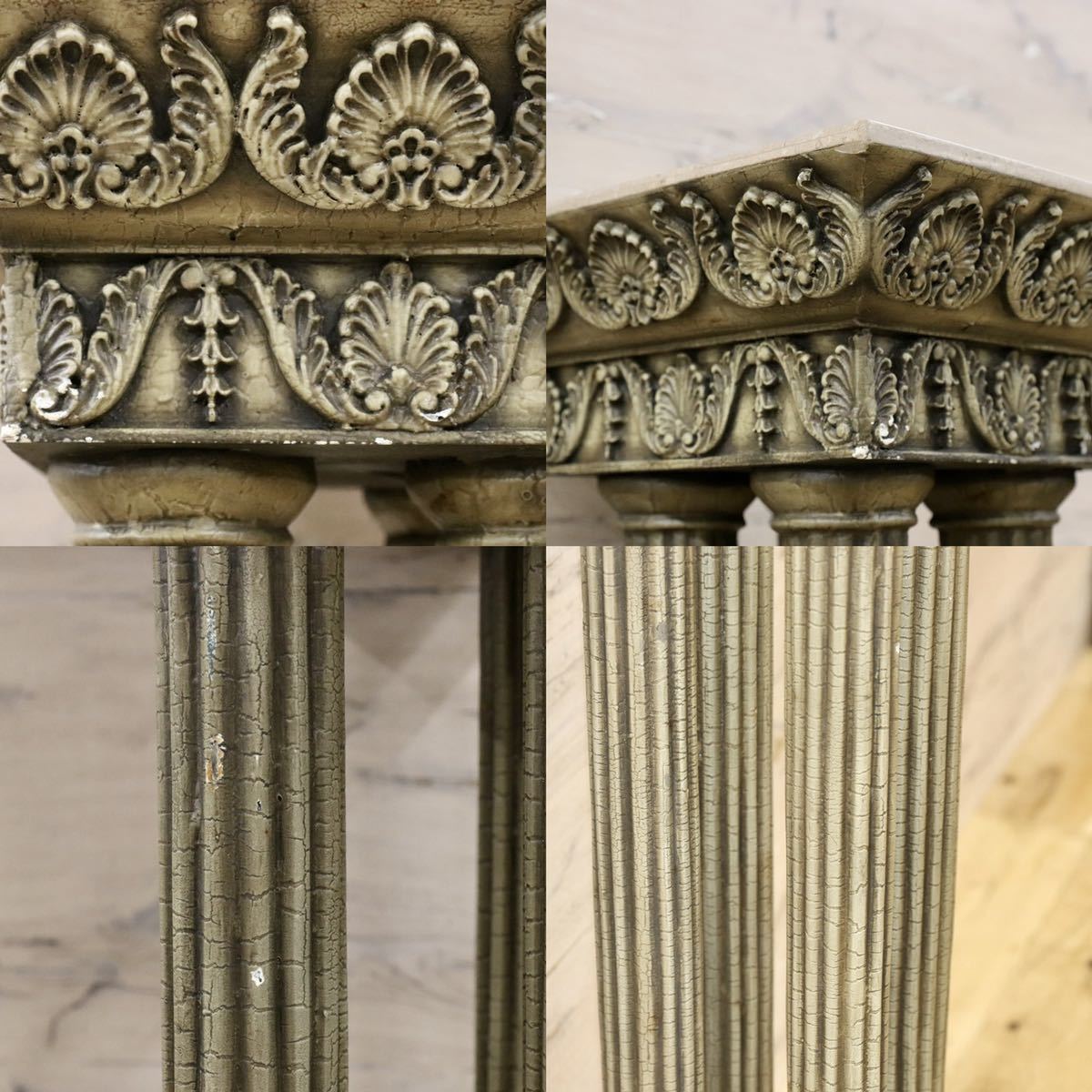 GMFK214B○西洋 ヨーロピアン クラシック オブジェ 玄関飾 置物 装飾柱 