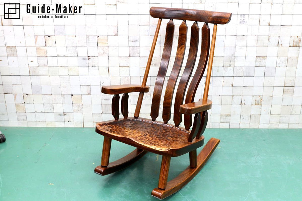 D-08010 広松木工 COTTAチェア ① 座椅子 ロッキングチェア 和家具 和 