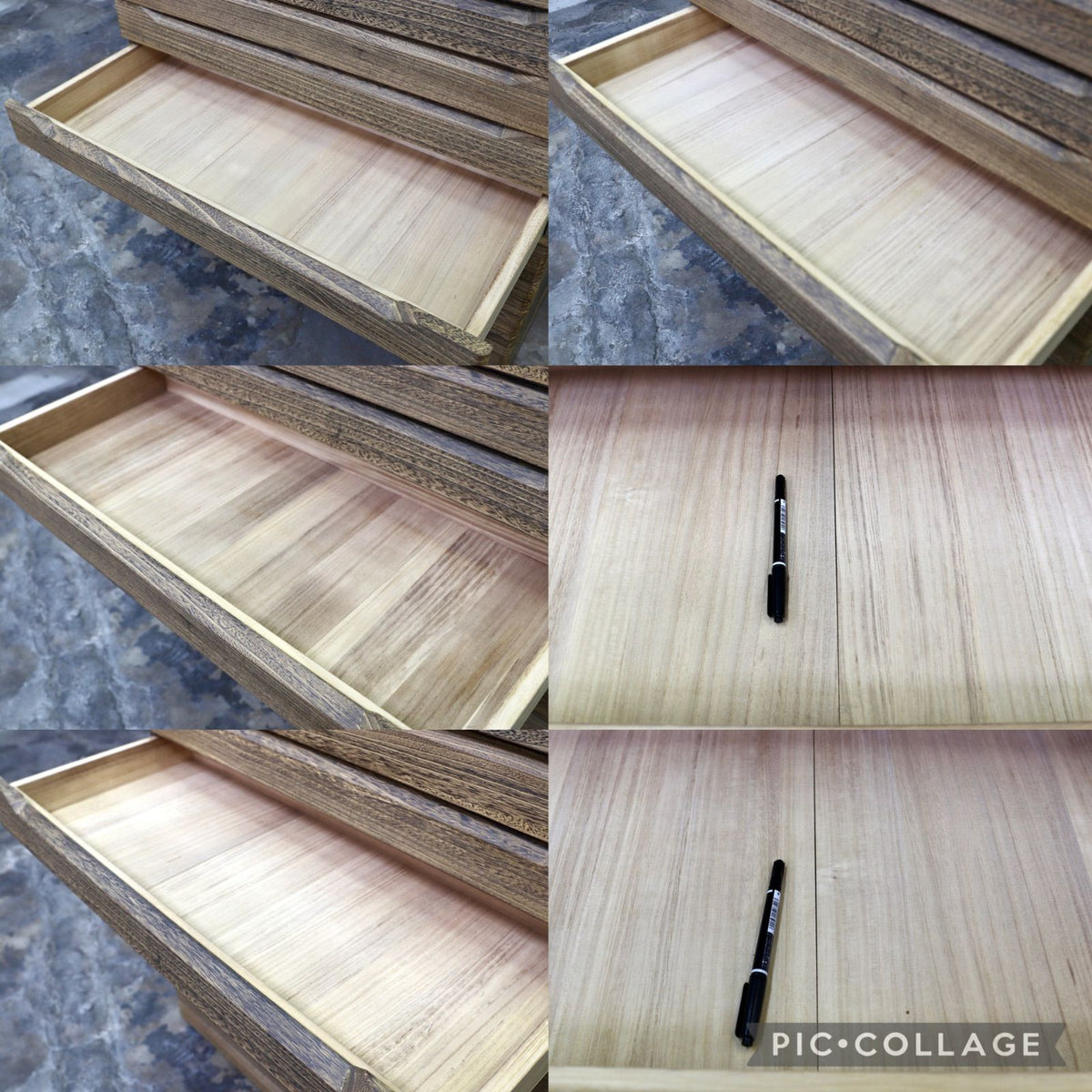GMJH373B○桶政 創作家具工房 10段整理箪笥 焼桐箪笥 着物箪笥 桐材 国産家具 和モダン 高級和家具
