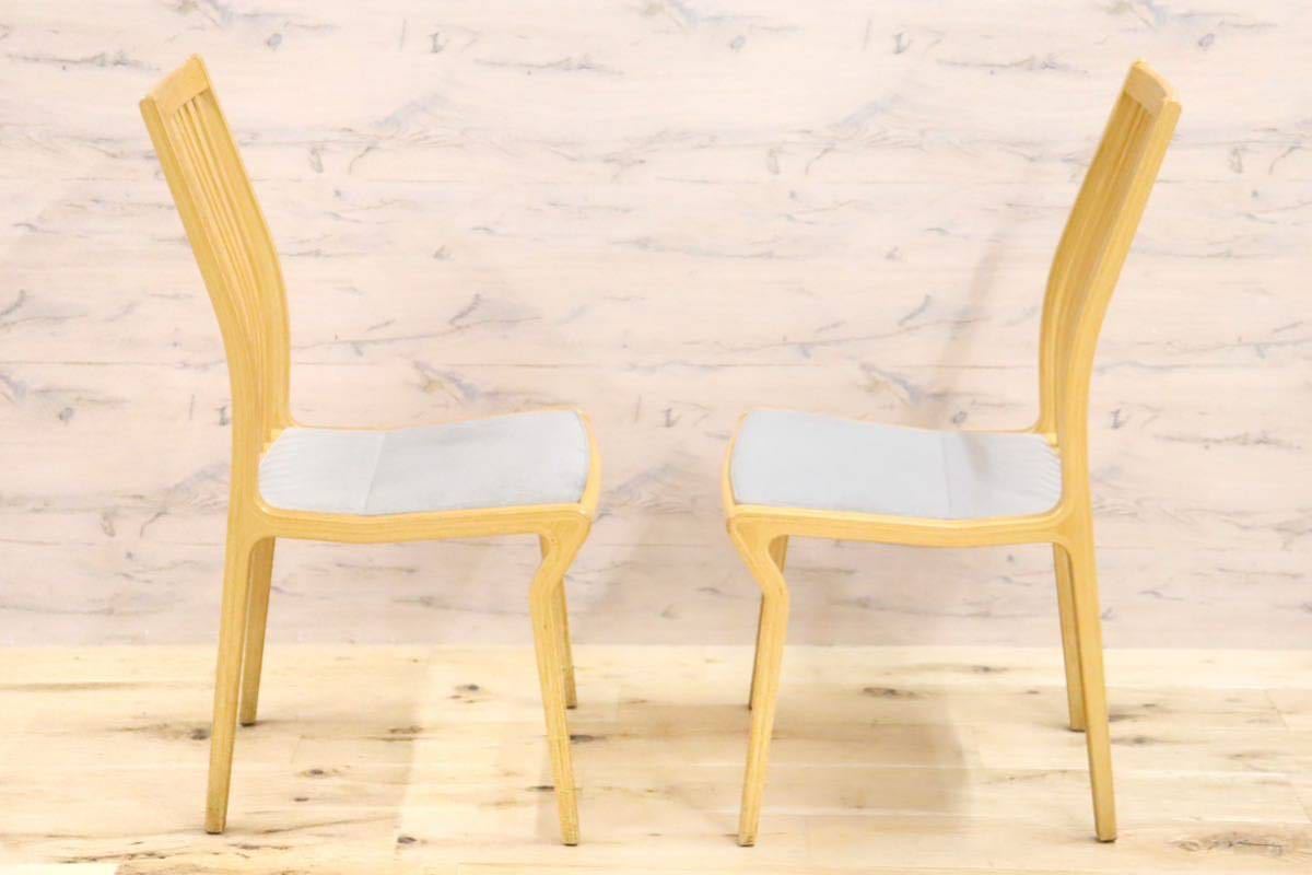 GMGS91D○Tendo / 天童木工 ダイニングチェア 椅子 食卓椅子 2脚セット アームレスチェア 曲木 天然木 ナチュラル