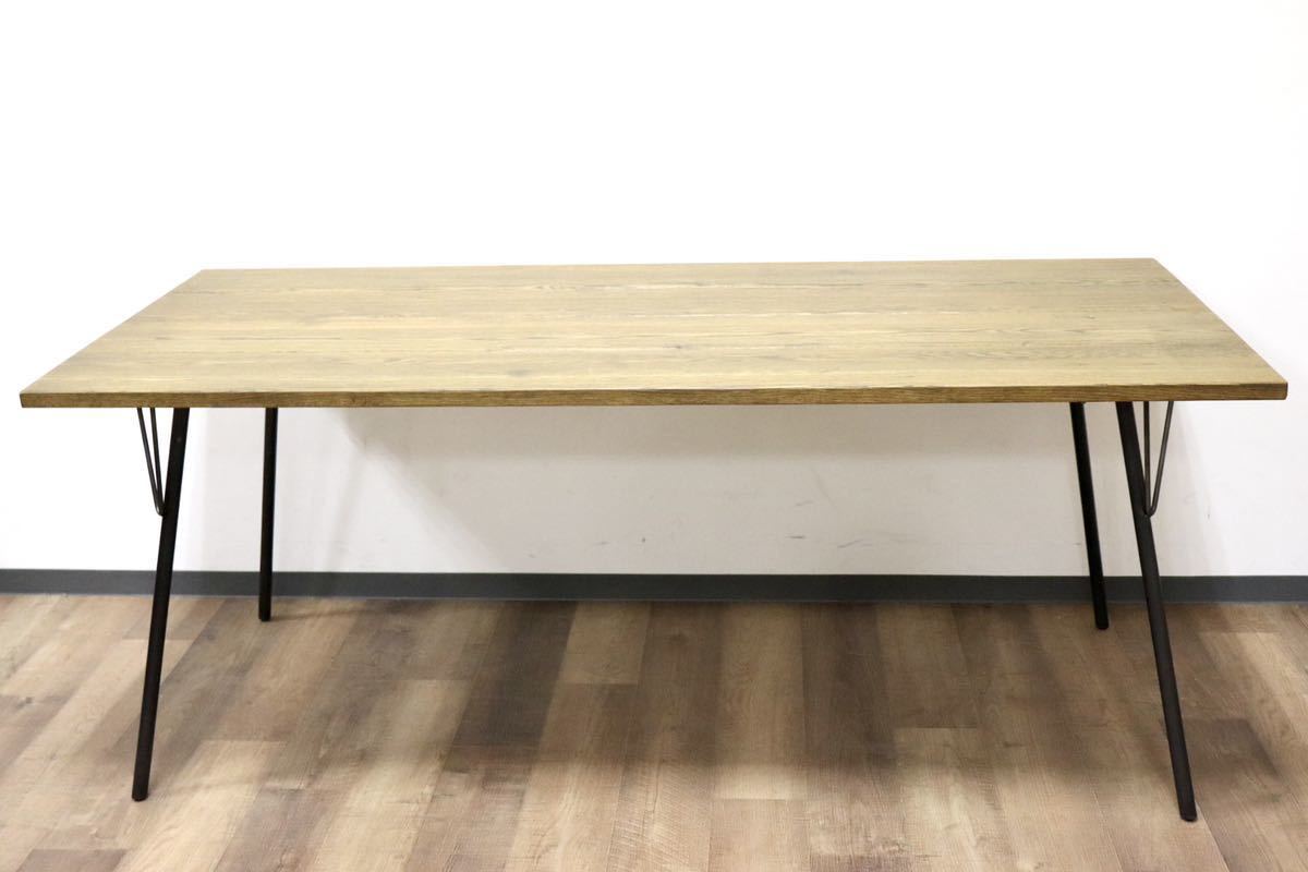 GMGN409○ACME Furniture / アクメファニチャー GRANDVIEW グランビュー ダイニングテーブル オーク材 インダストリアル 定価約11万 展示品