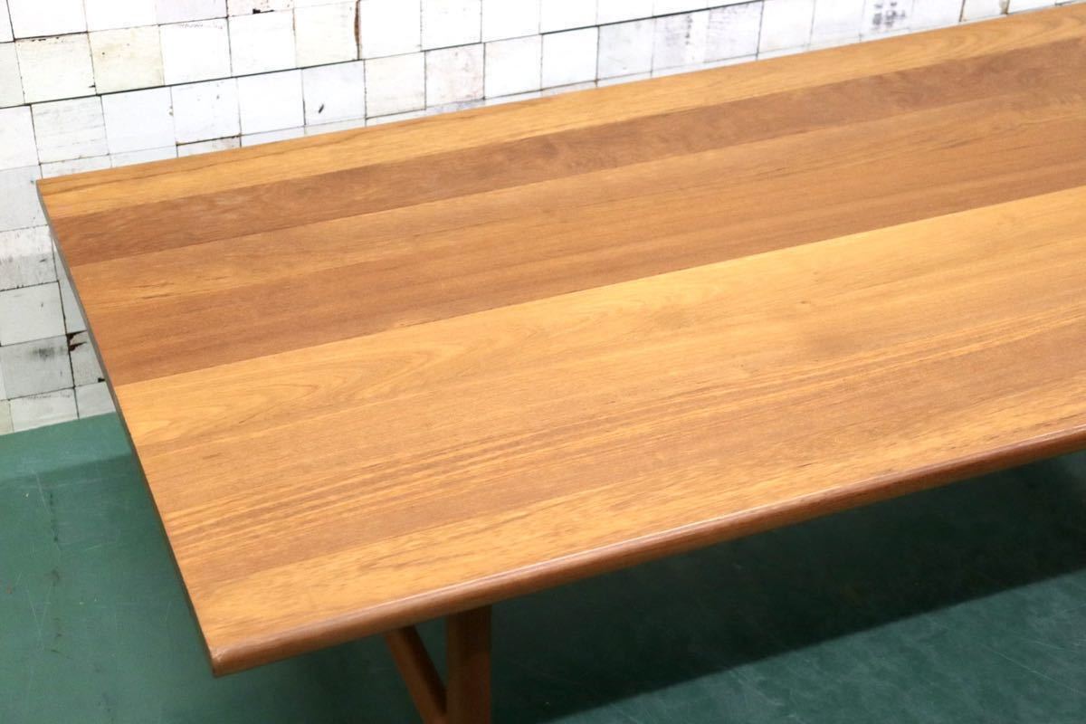 GMGT113○北欧家具 ヴィンテージ センターテーブル リビングテーブル コーヒーテーブル ローテーブル チーク材 無垢 デンマーク