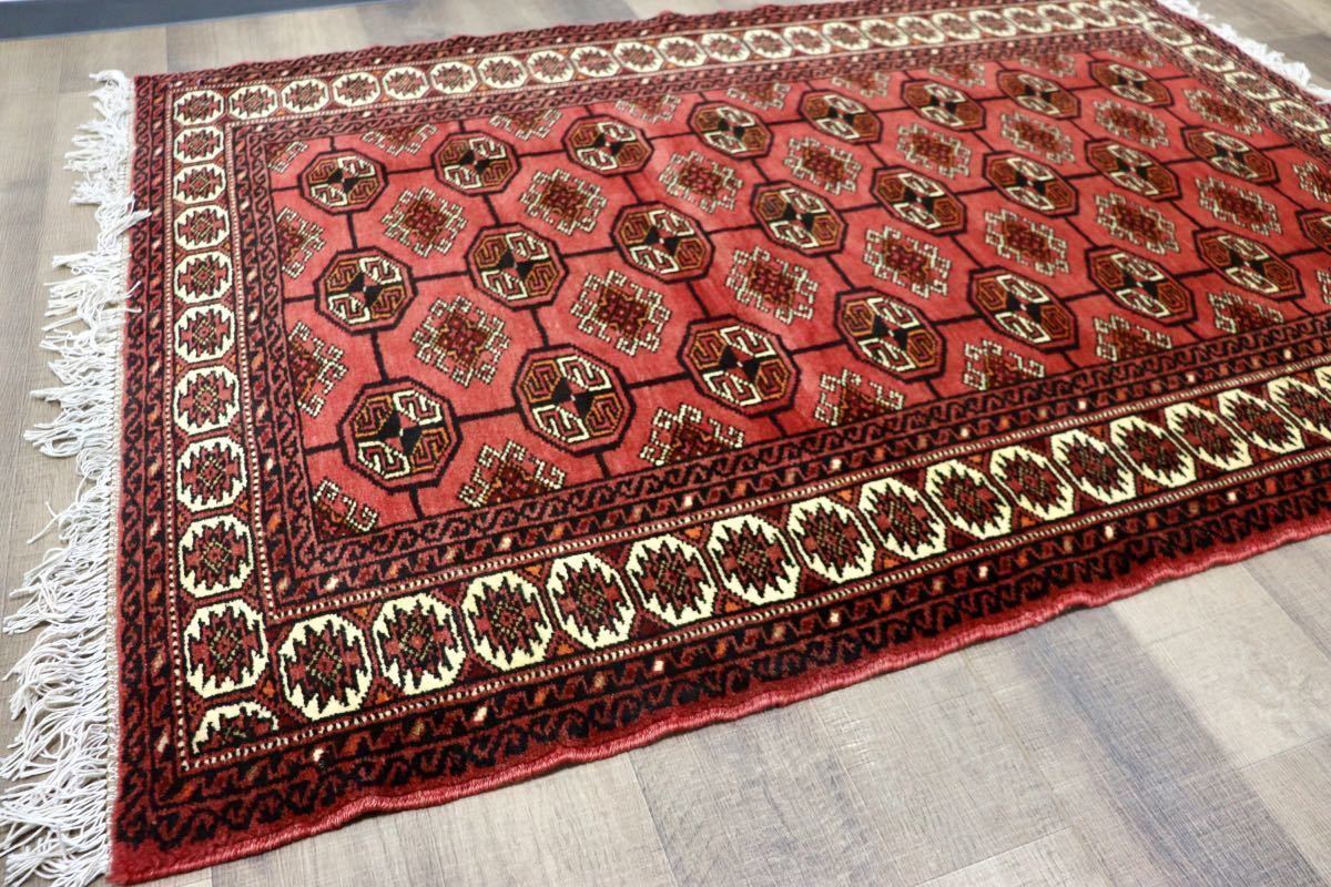 20,230円23 レアサイズ　ペルシャ絨毯　パキスタン　トライバル　バルーチ　225✖️310