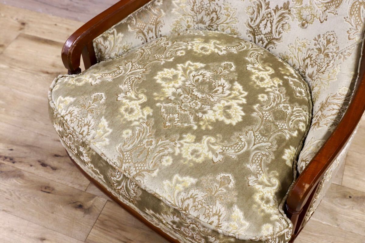 GMHF50B○DREXEL HERITAGE / ドレクセルヘリテイジ Upholstery 1人掛けソファ シングルソファ ラウンジチェア ヴィンテージ 定価約60万