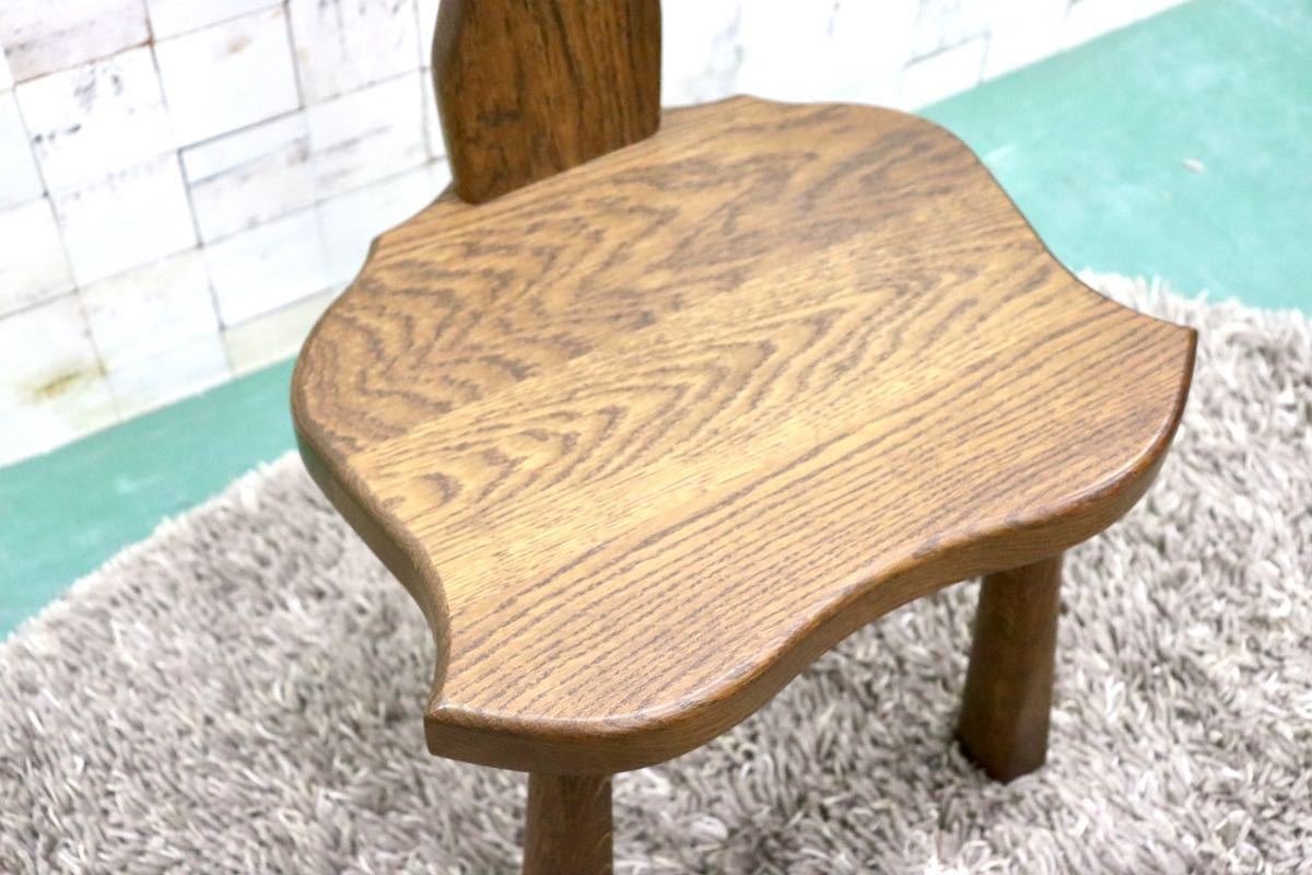 GMFS214○オランダ製 スモールチェア キッズチェア ダッチカントリー オーク材 無垢 チェア 木製椅子
