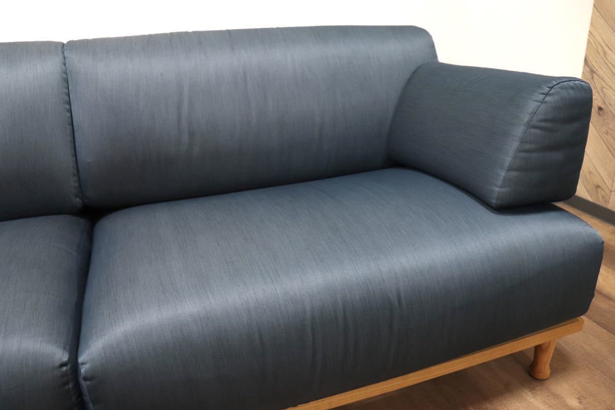 GMGN345D○Cassina ixc / カッシーナイクスシー THEMA テーマ 2.5人掛けソファ ラブソファ イタリアモダン 定価約54万 稀少