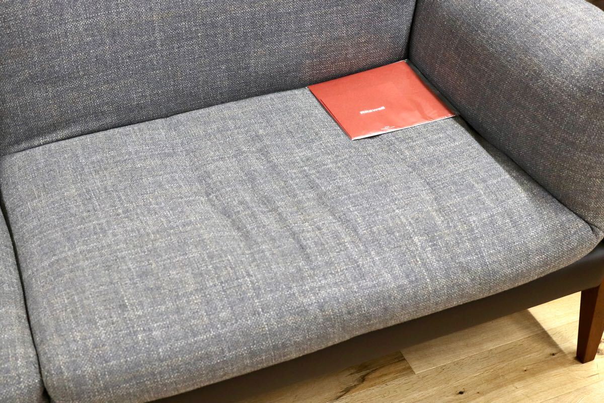 GMHN317○Ritzwell / リッツウェル DIANA ダイアナ 3人掛けソファ トリプルソファ ウォールナット 定価160〜172万 モデルハウス展示品