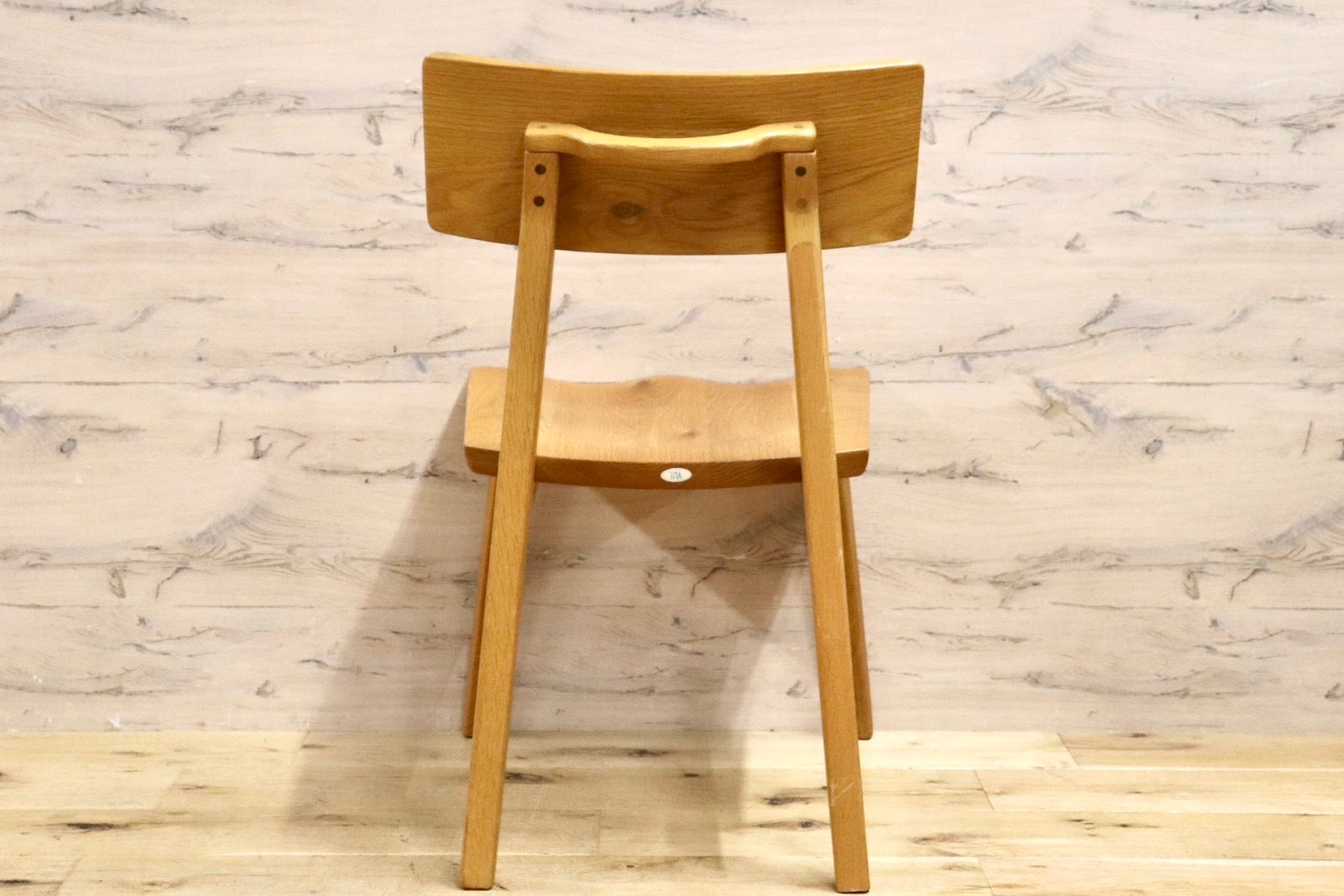 GMHK460B○ダイニングチェア 食卓椅子 天然木 オーク無垢材 北欧 ナチュラル 定価3.3万円