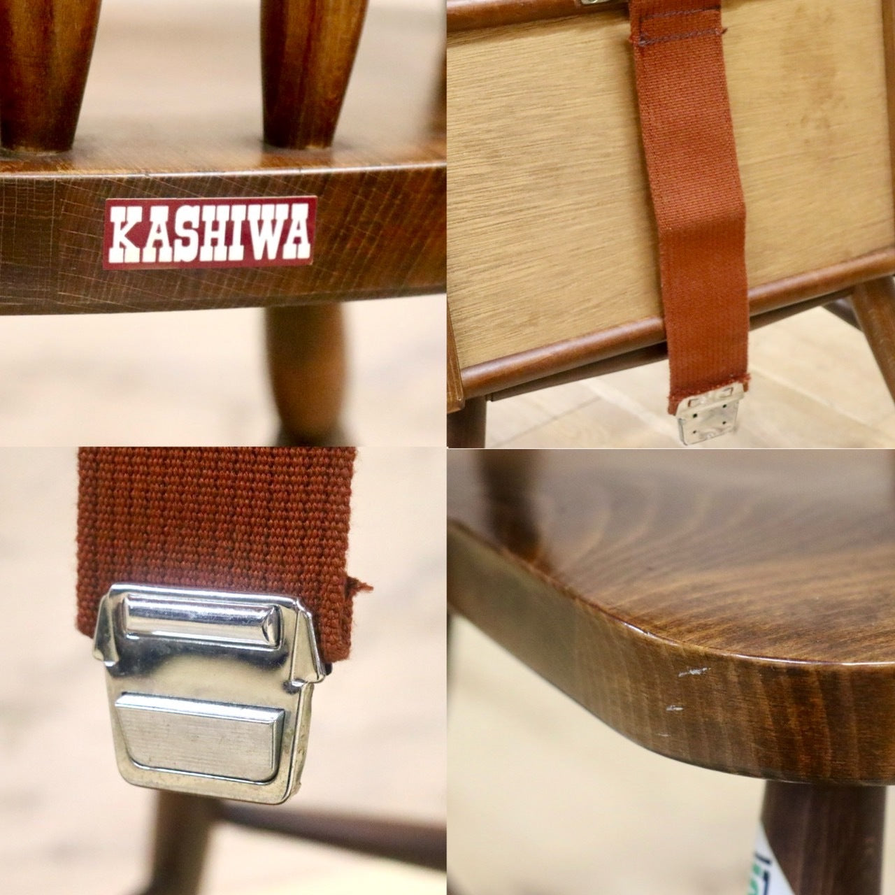 GMHS320A○柏木工 / KASHIWA ベビーチェア 子供椅子 アンティーク ヴィンテージ 飛騨家具 レトロ