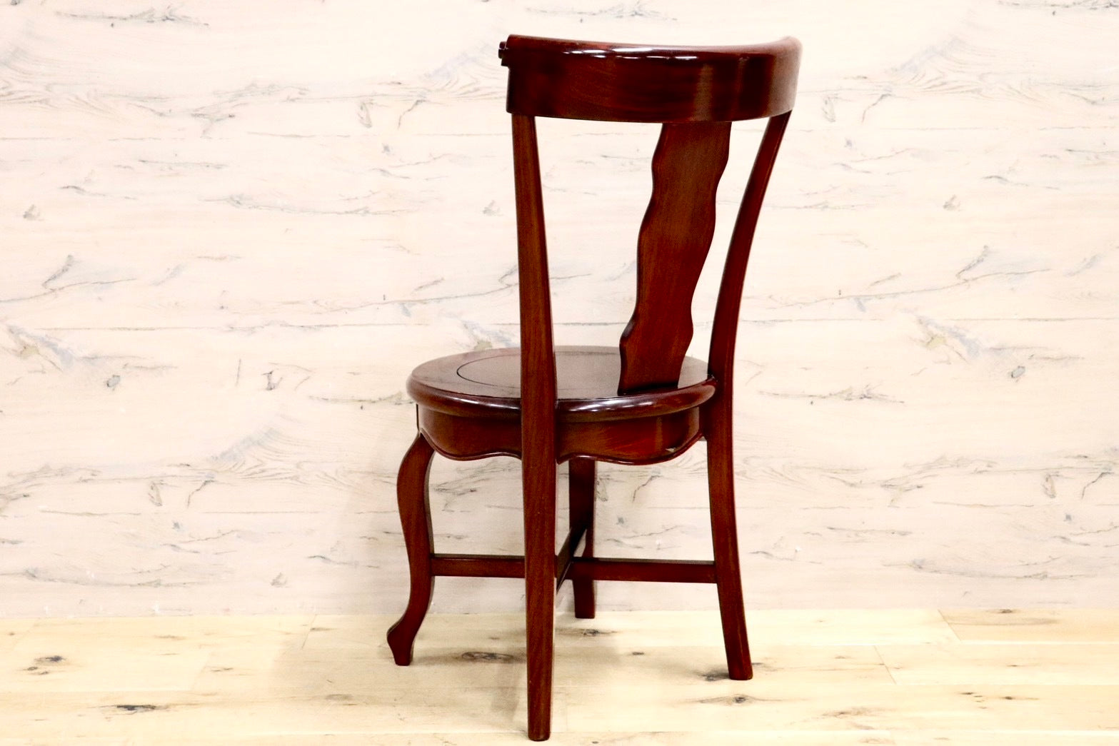 GMHN281B○唐木家具 ダイニングチェア 食卓椅子 花梨材 無垢 中国美術 高級家具 アジアン 展示品