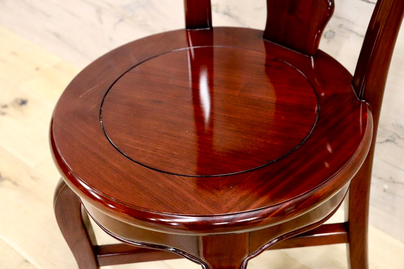 GMHN281B○唐木家具 ダイニングチェア 食卓椅子 花梨材 無垢 中国美術 高級家具 アジアン 展示品