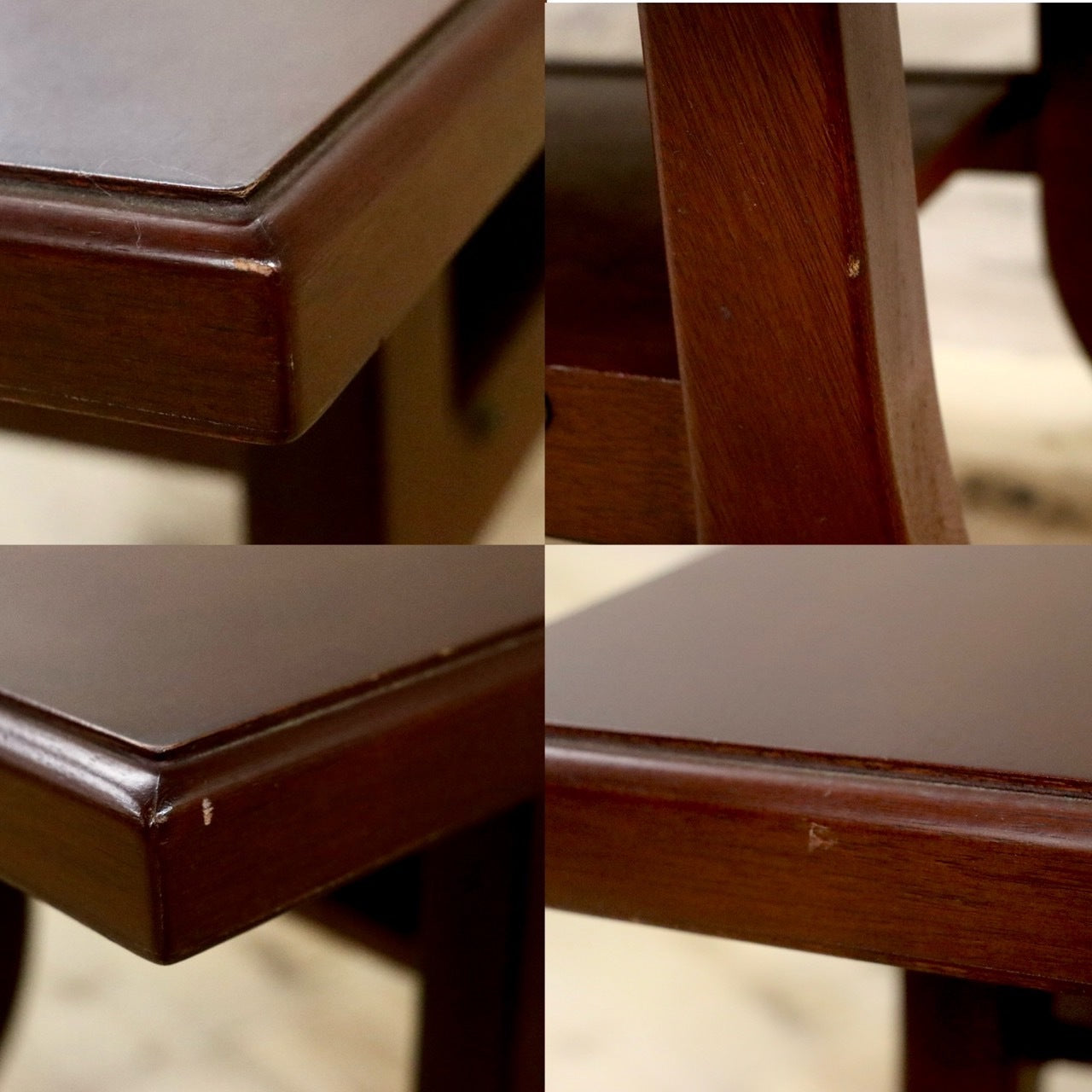 GMHK683○神戸洋家具 アンティーク調 ローテーブル センターテーブル リビングテーブル 客間 応接机 レトロ クラシック 検）メープル不二家