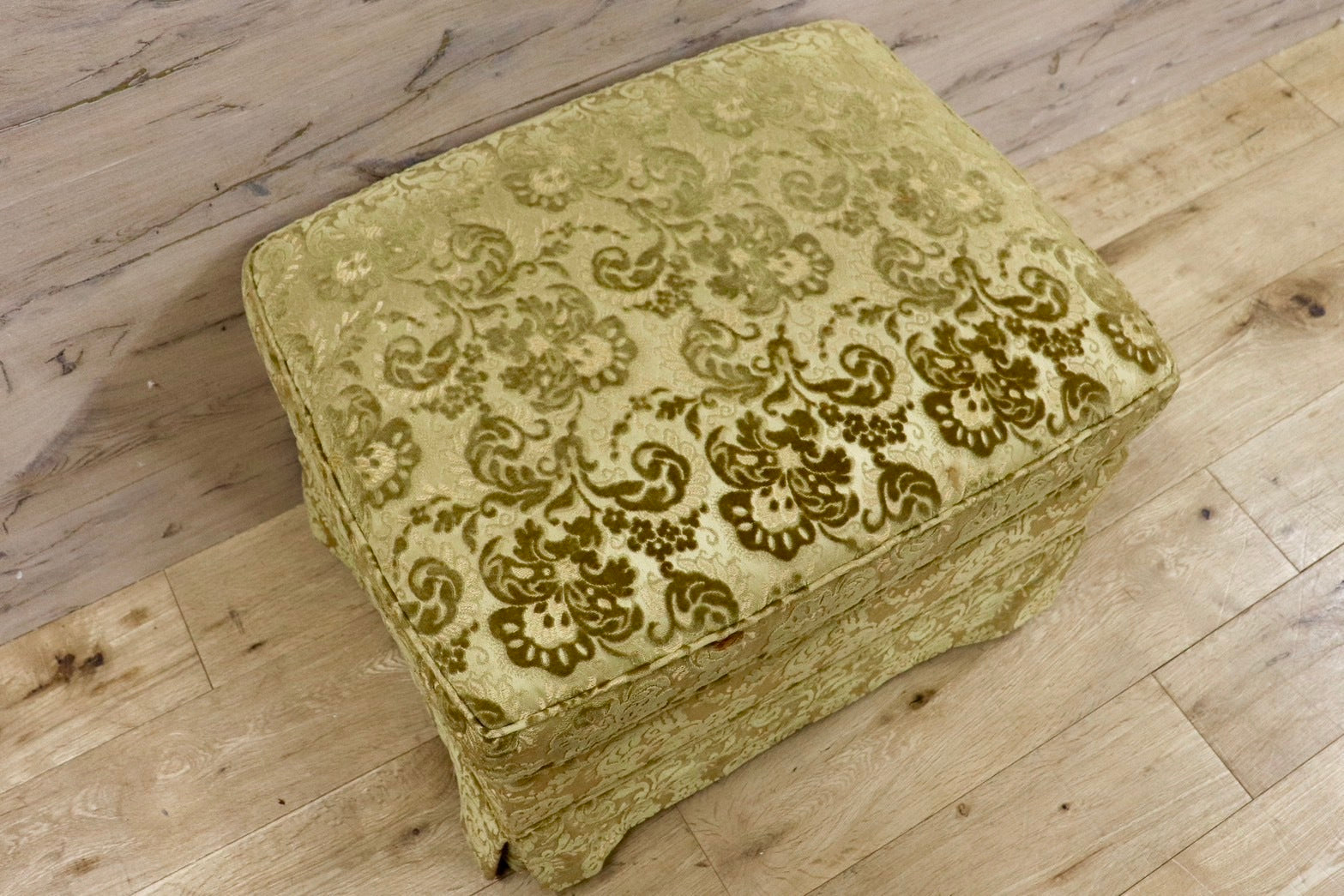 GMHH414B○DREXEL HERITAGE / ドレクセルヘリテイジ アップホルスタリー オットマン フットスツール 椅子 エレガント ファブリック