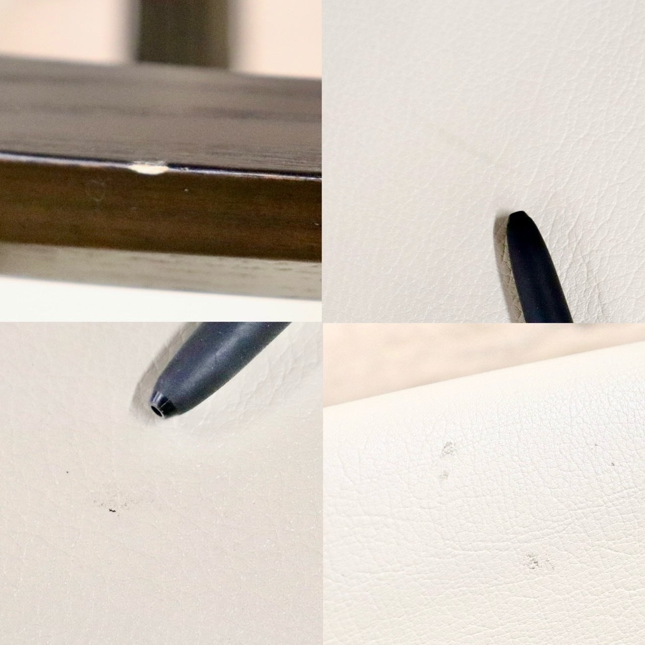 GMHK743B○karimoku / カリモク ダイニングチェア アームチェア 食卓椅子 2脚セット 合皮 アイボリー モダン 国産家具