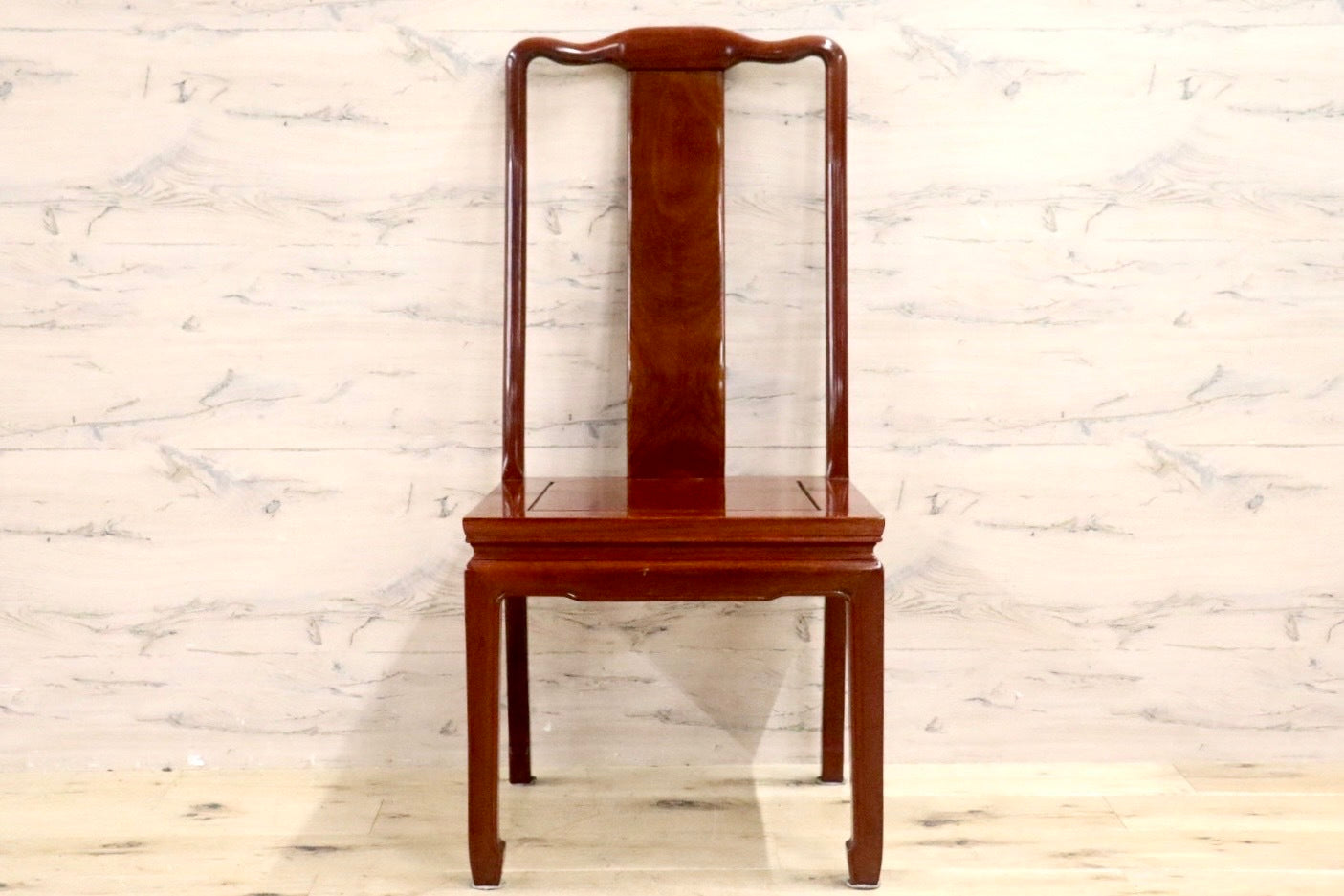 GMHK521D○唐木家具 ダイニングチェア 食卓椅子 アームチェア 花梨材 無垢 中国美術 高級家具 アジアン ヴィンテージ