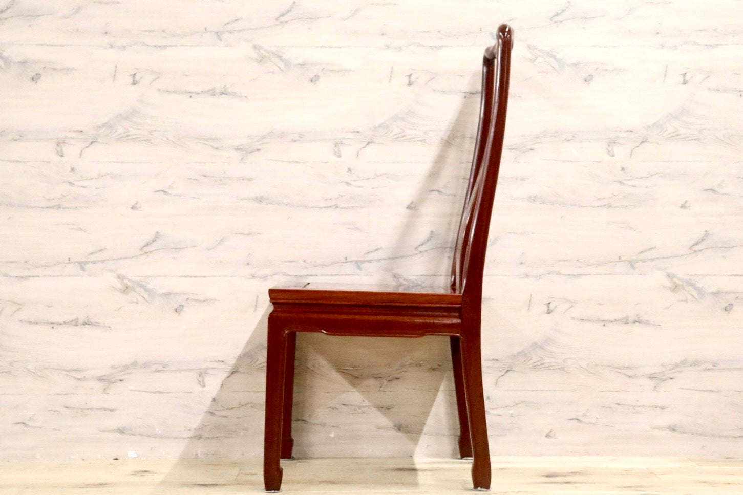 GMHK521D○唐木家具 ダイニングチェア 食卓椅子 アームチェア 花梨材 無垢 中国美術 高級家具 アジアン ヴィンテージ