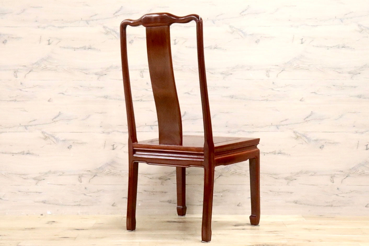 GMHK521D○唐木家具 ダイニングチェア 食卓椅子 アームチェア 花梨材 無垢 中国美術 高級家具 アジアン ヴィンテージ