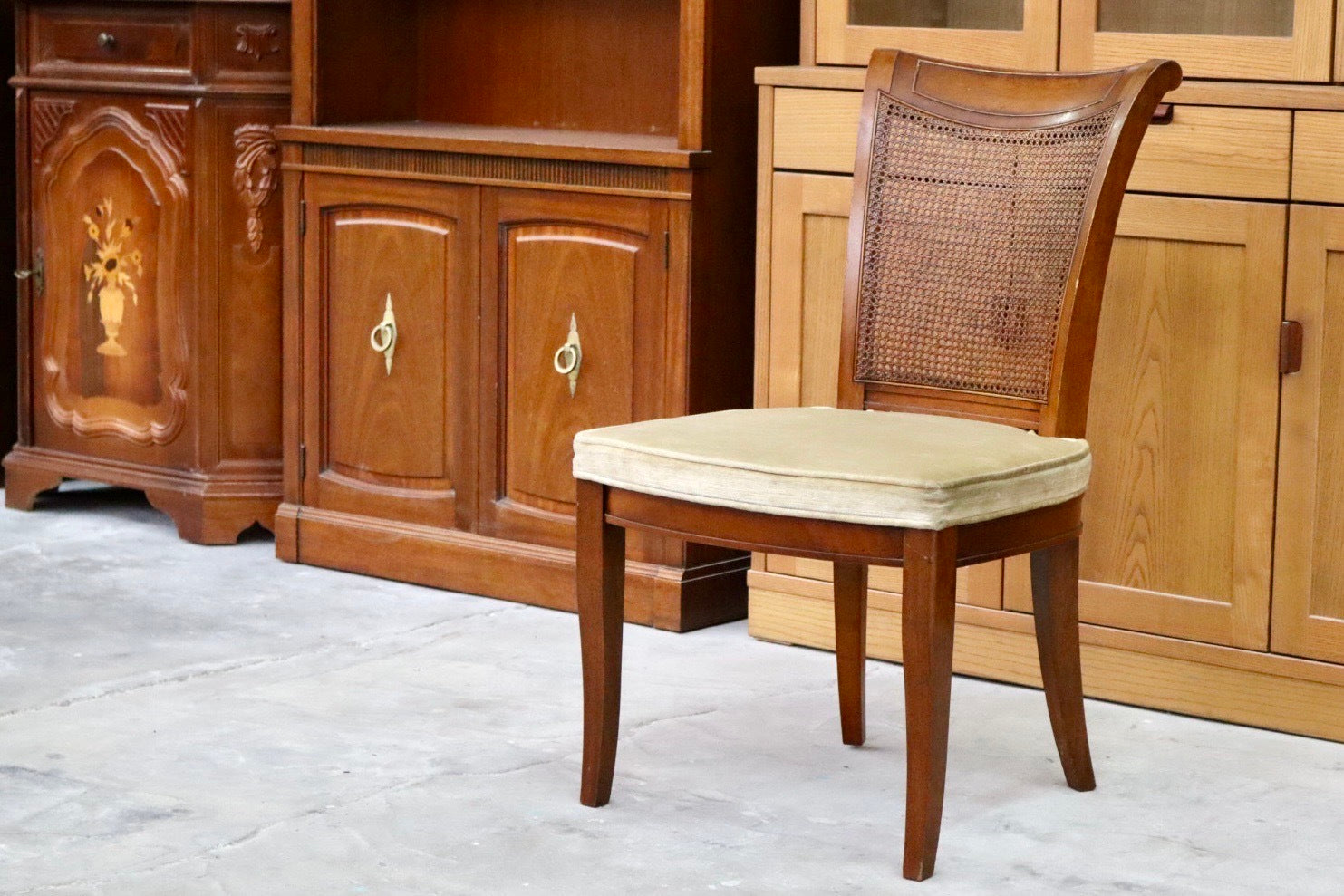 GMIK9○DREXEL HERITAGE / ドレクセルヘリテイジ FRANCESCA フランチェスカ ダイニングチェア 椅子 ラタン