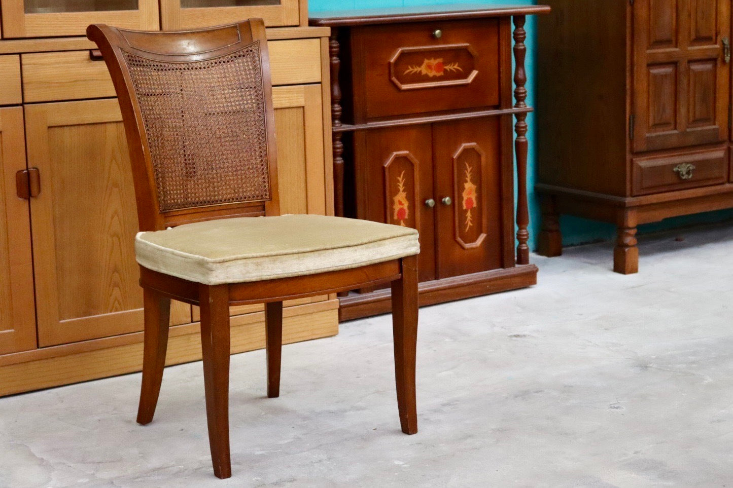 GMIK9○DREXEL HERITAGE / ドレクセルヘリテイジ FRANCESCA フランチェスカ ダイニングチェア 椅子 ラタン